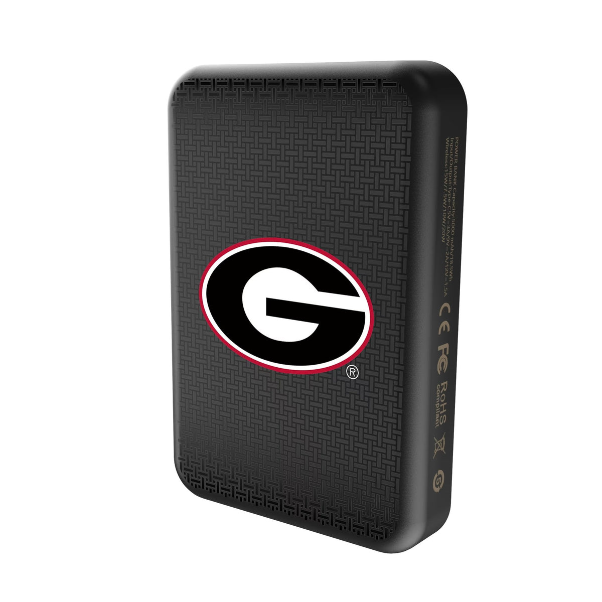 University of Georgia Bulldogs Linen Wireless Mag Power Bank 2