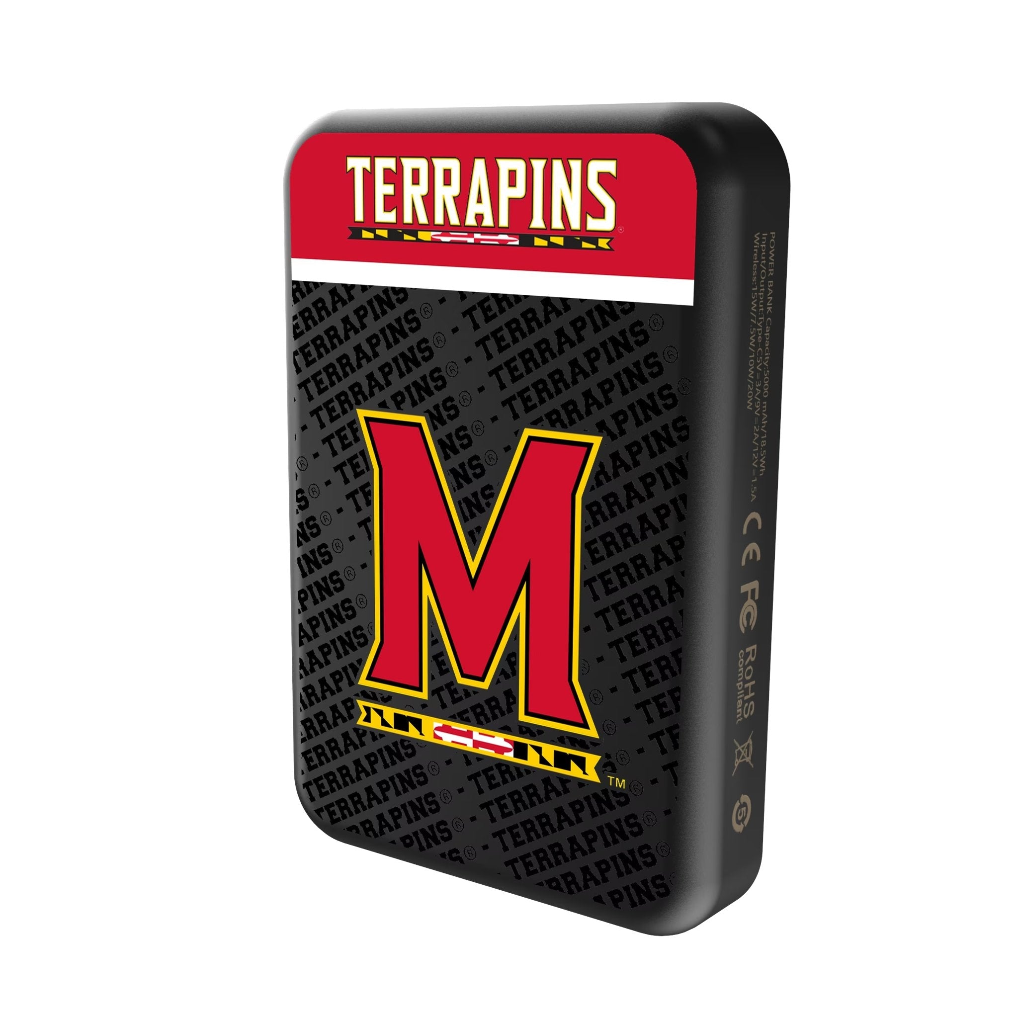 University of Maryland Terrapins Endzone Plus Wireless Mag Power Bank 2