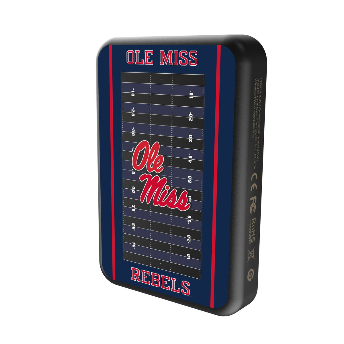 University of Mississippi Rebels Field Wireless Mag Power Bank 2