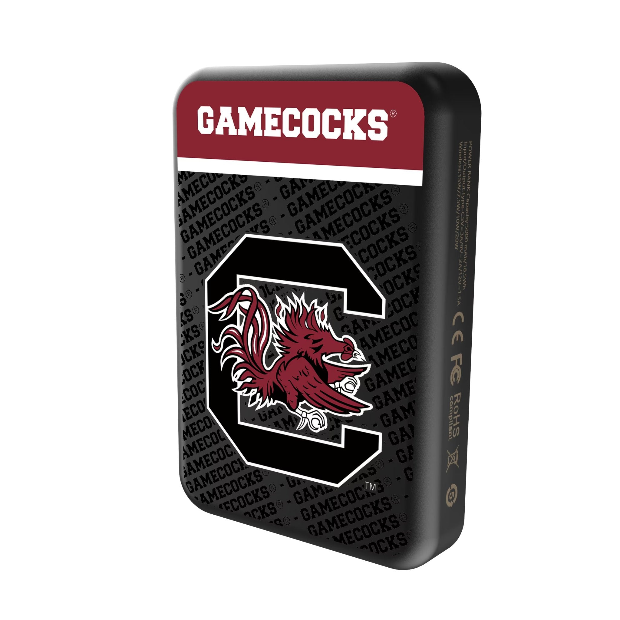 University of South Carolina Gamecocks Endzone Plus Wireless Mag Power Bank