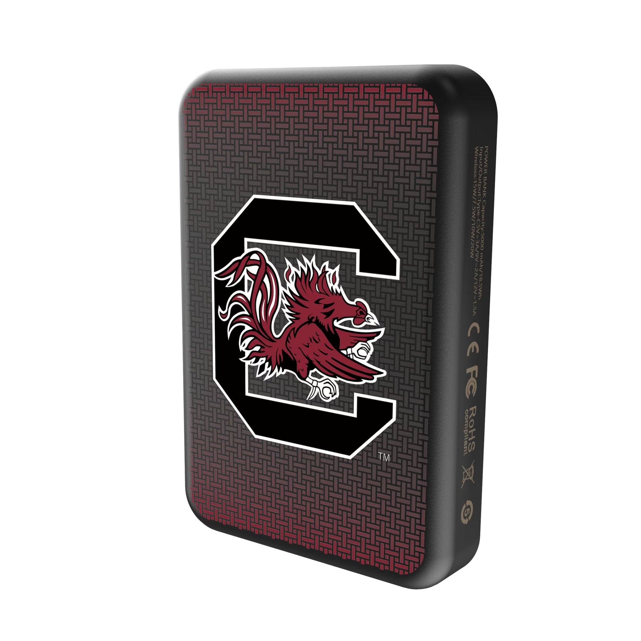 University of South Carolina Gamecocks Linen Wireless Mag Power Bank
