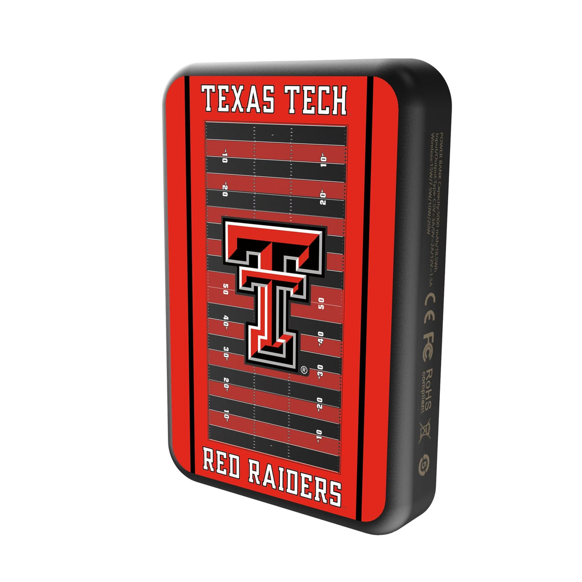 Texas Tech Red Raiders Field Wireless Mag Power Bank 2