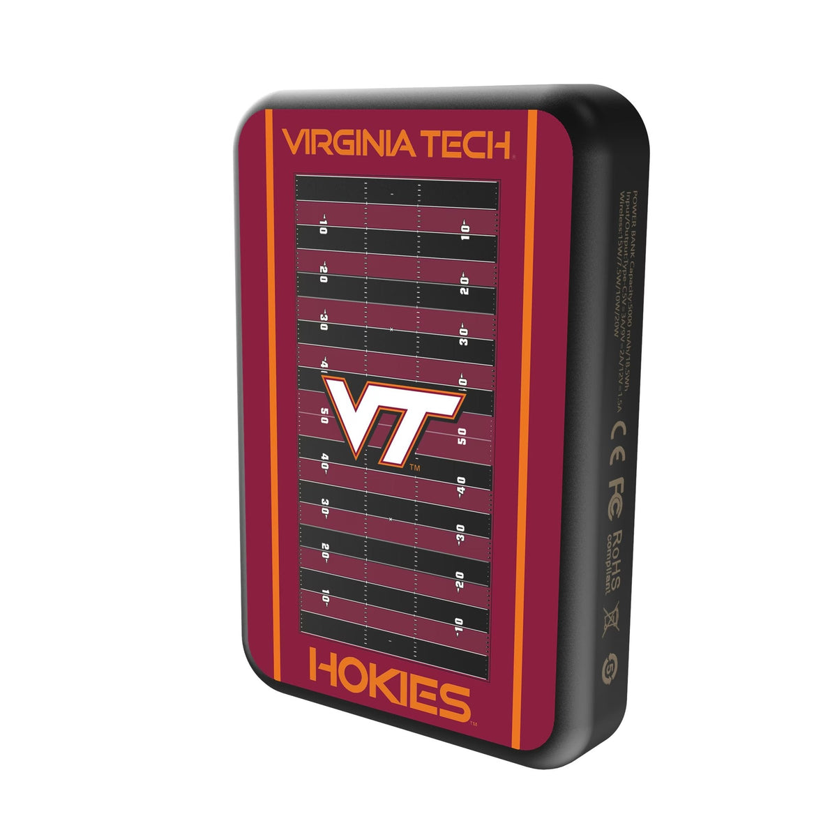 Virginia Tech Hokies Field Wireless Mag Power Bank