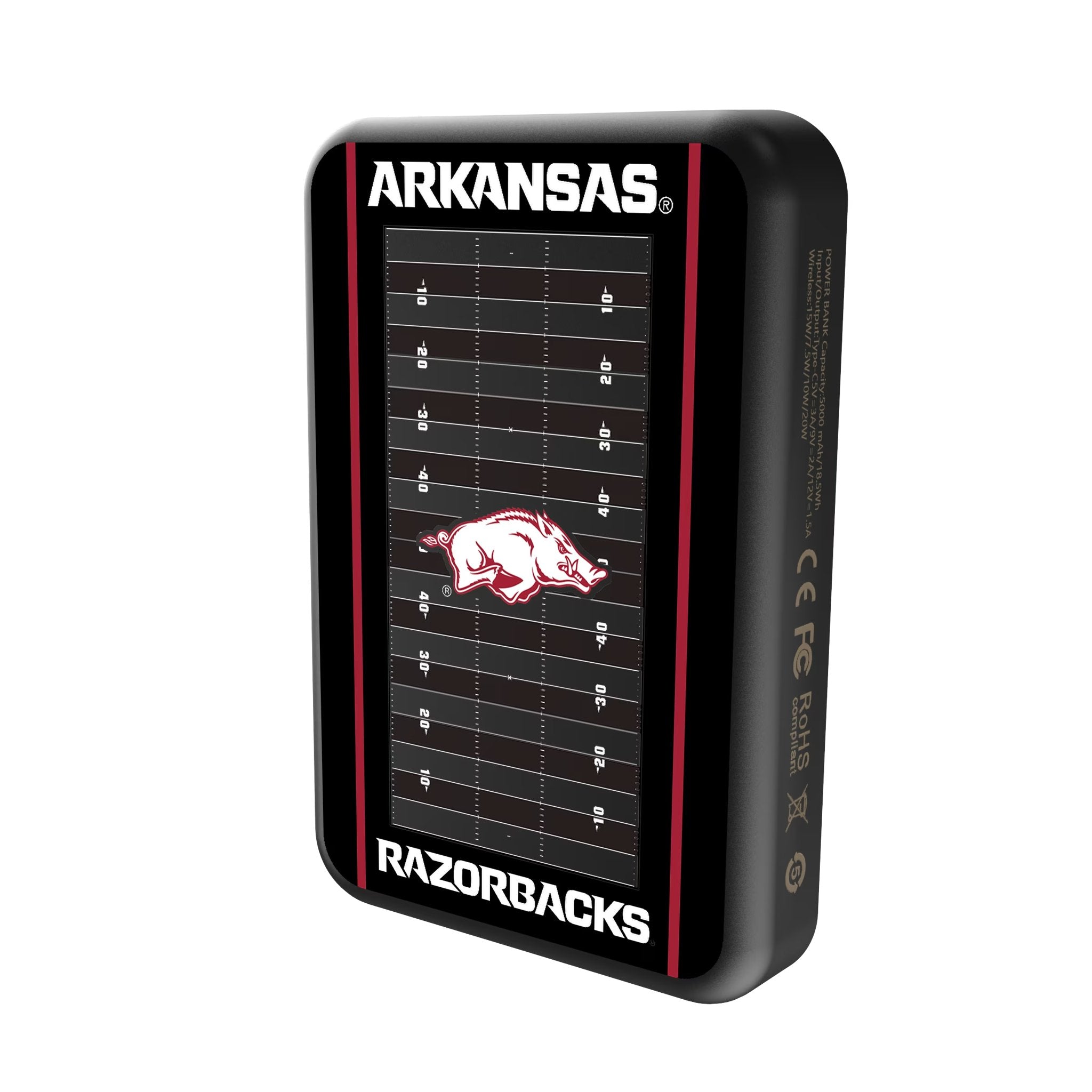 University of Arkansas Fayetteville Razorbacks Field Wireless Mag Power Bank