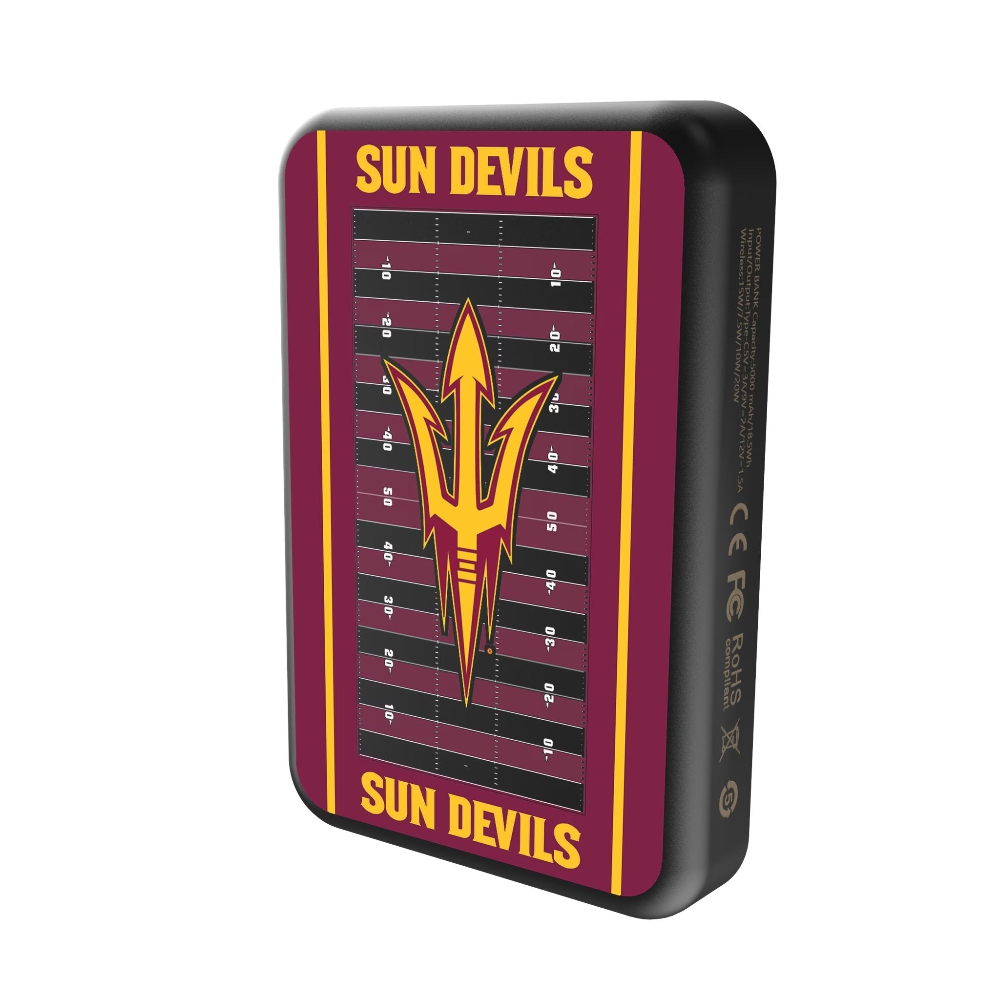 Arizona State University Sun Devils Field Wireless Mag Power Bank