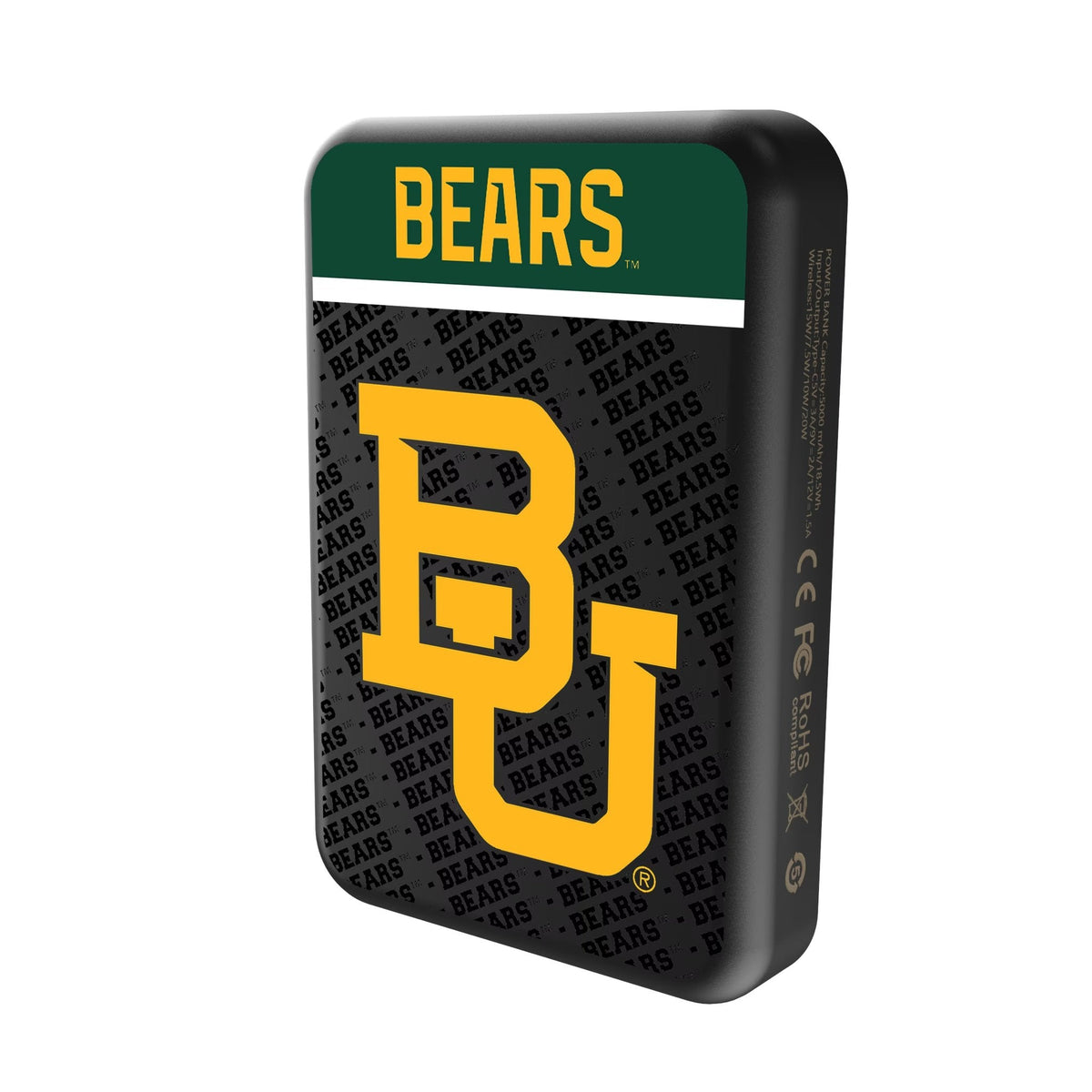 Baylor University Bears Endzone Plus Wireless Mag Power Bank