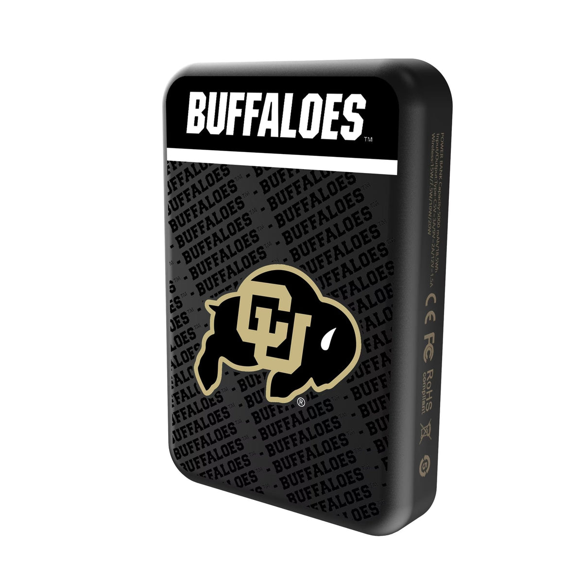 University of Colorado Buffaloes Endzone Plus Wireless Mag Power Bank