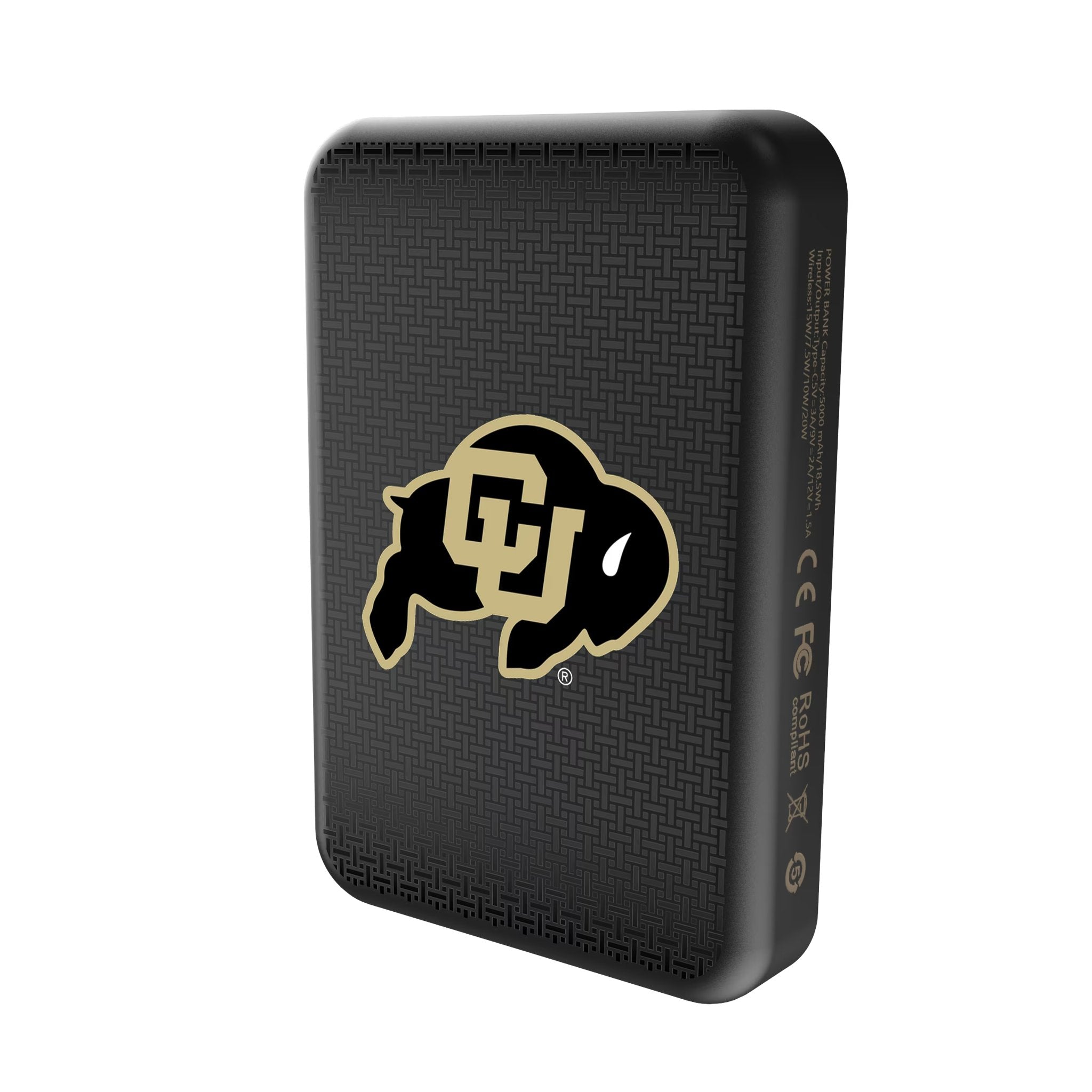University of Colorado Buffaloes Linen Wireless Mag Power Bank