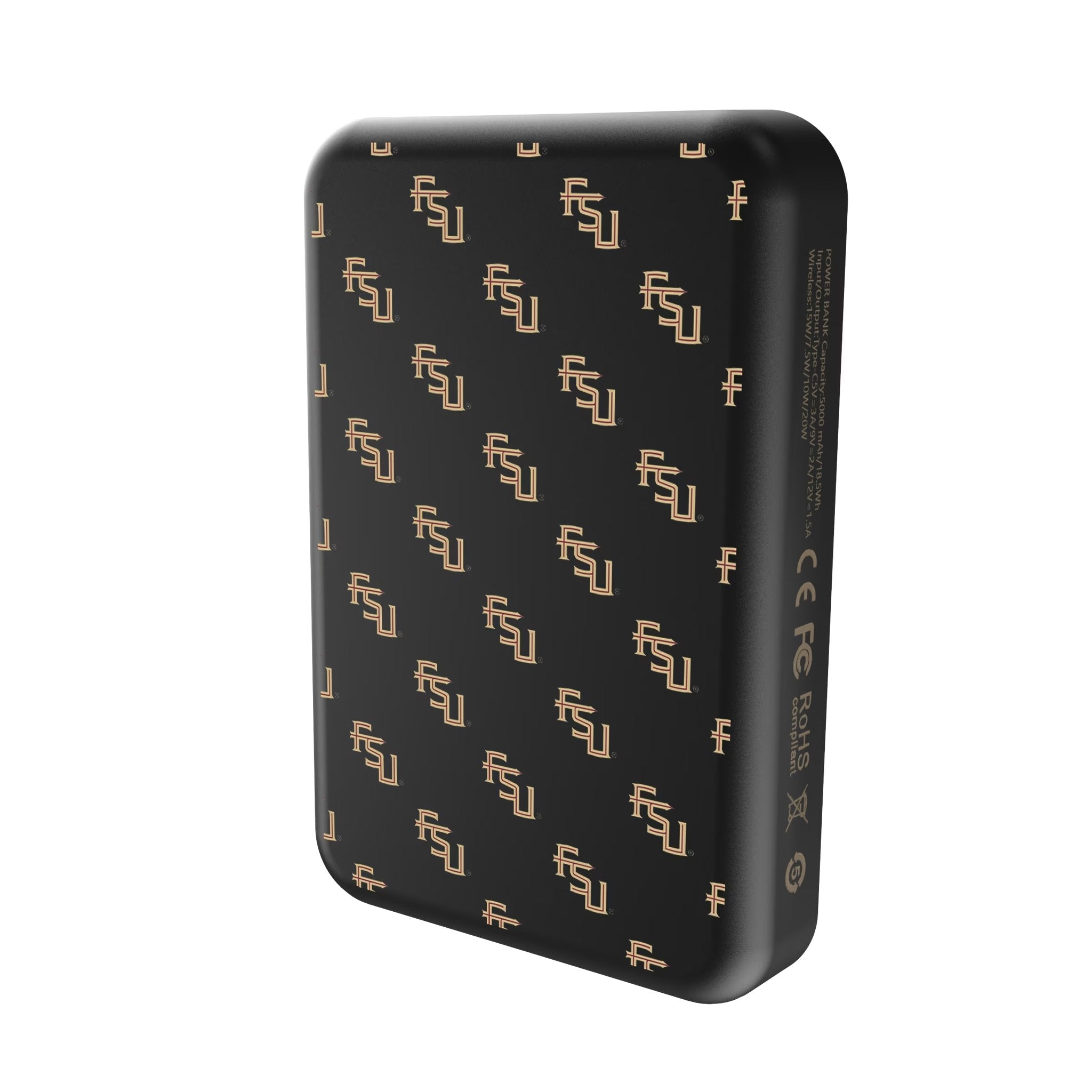 Florida State University Seminoles Fashion Pattern Wireless Mag Power Bank