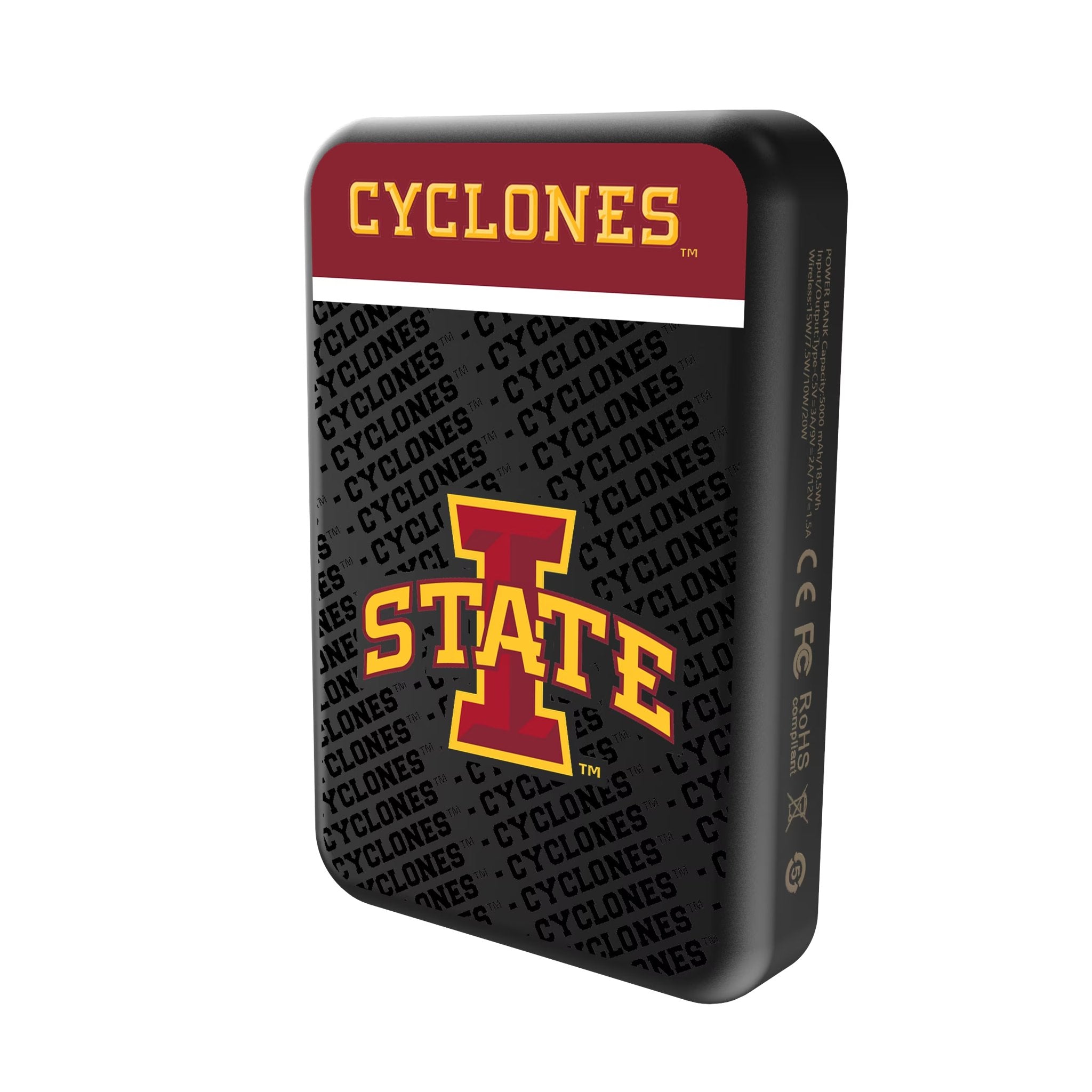 Iowa State University Cyclones Endzone Plus Wireless Mag Power Bank 2