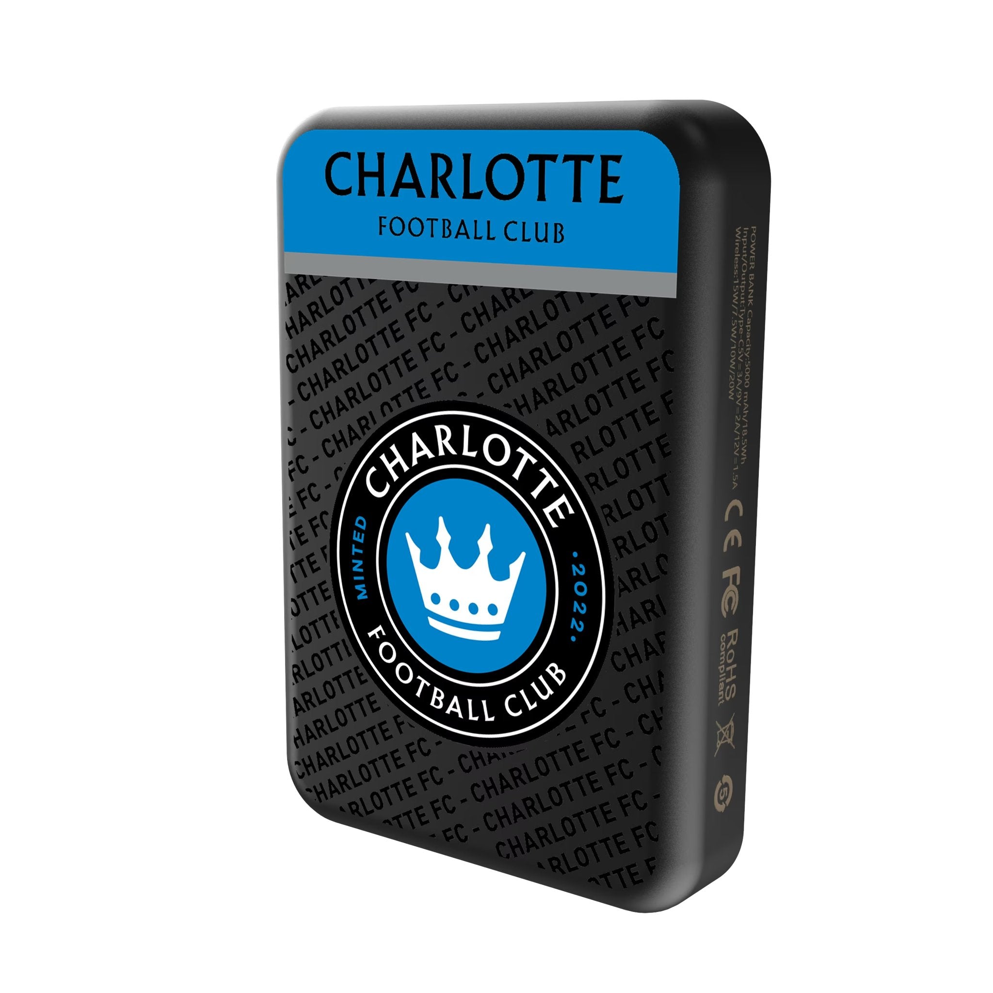 Charlotte FC Endzone Plus Wireless Mag Power Bank 2