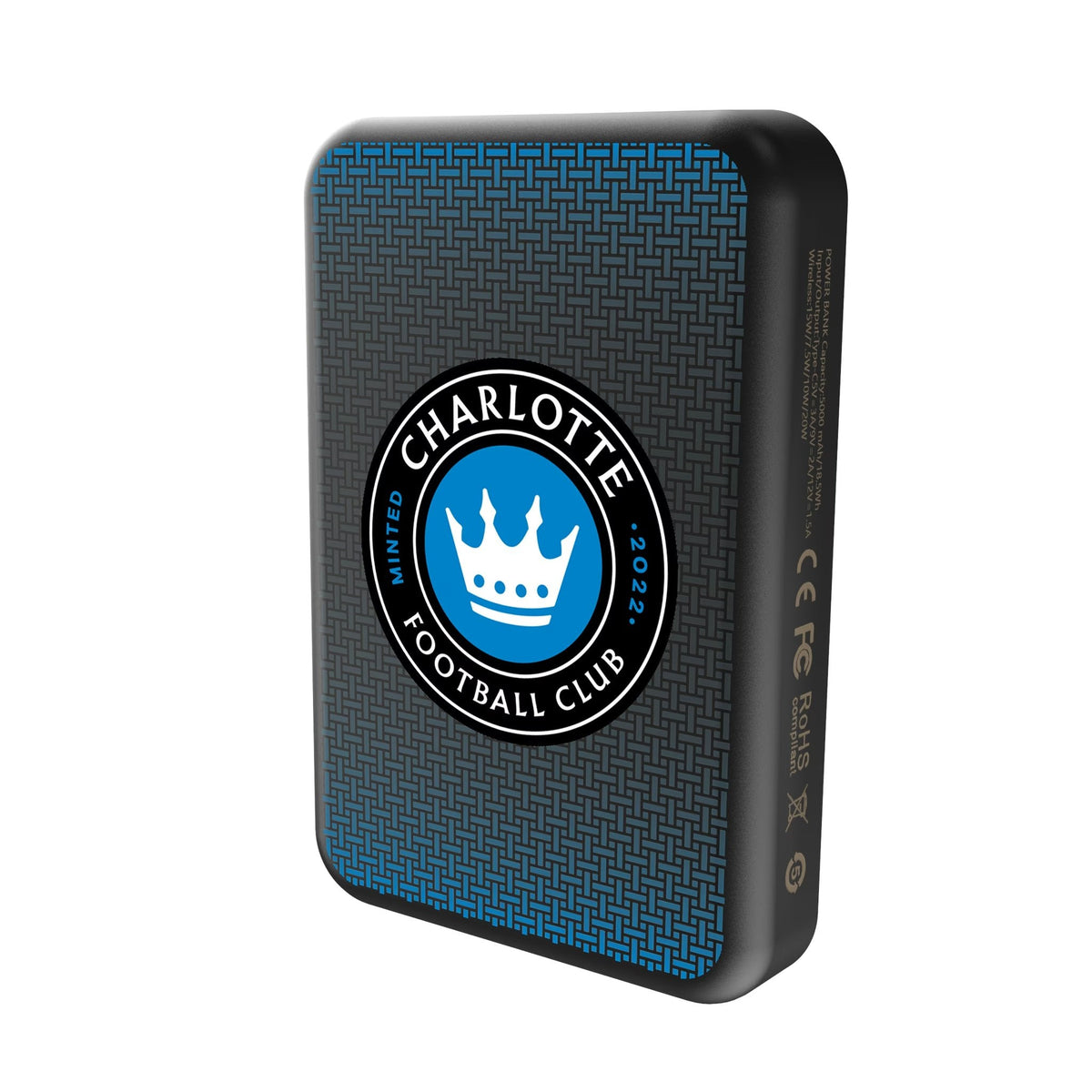 Charlotte FC Linen Wireless Mag Power Bank 2
