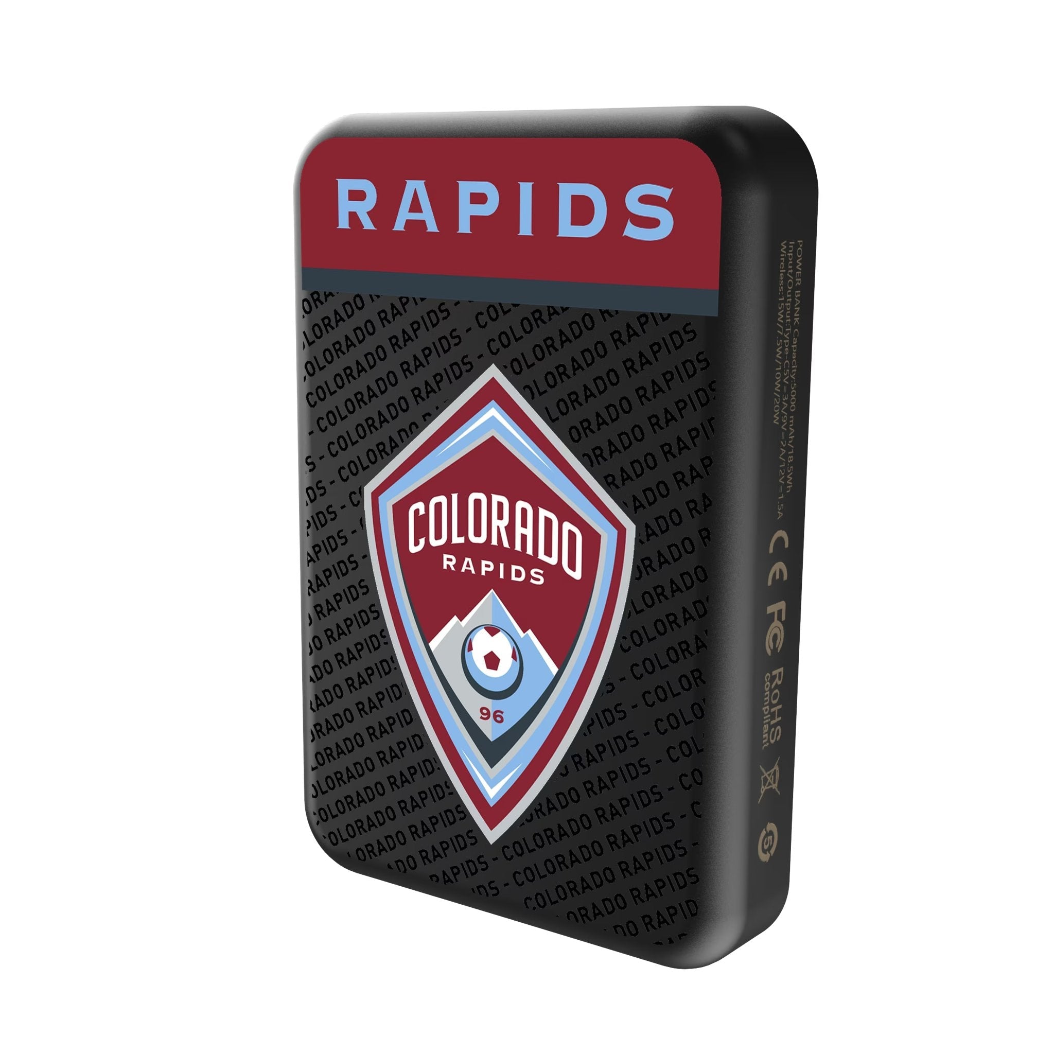 Colorado Rapids Endzone Plus Wireless Mag Power Bank