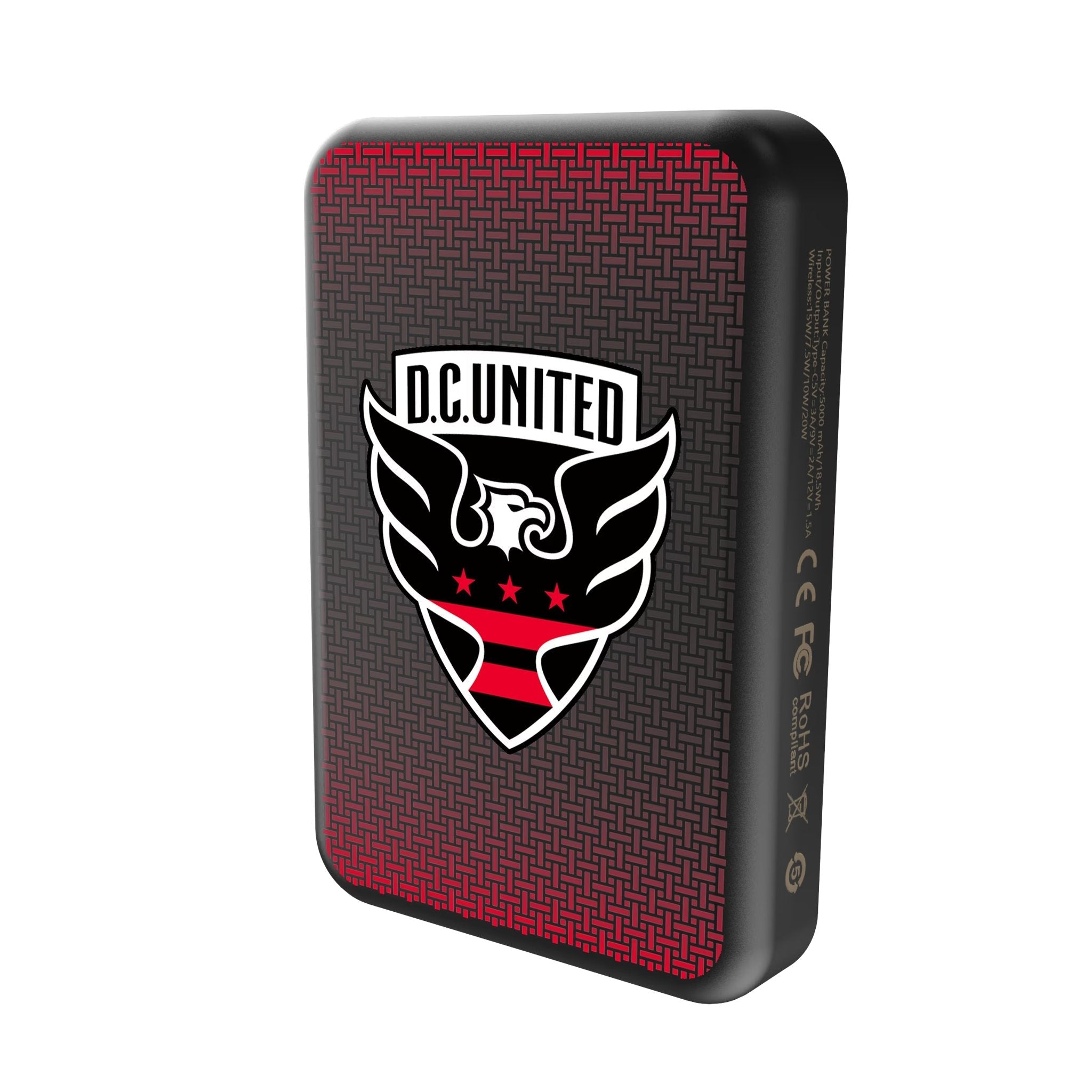 DC United Linen Wireless Mag Power Bank
