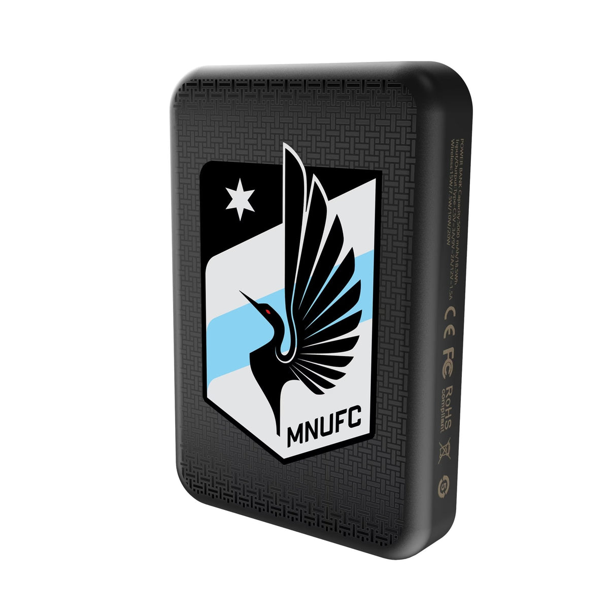 Minnesota United FC Linen Wireless Mag Power Bank 2