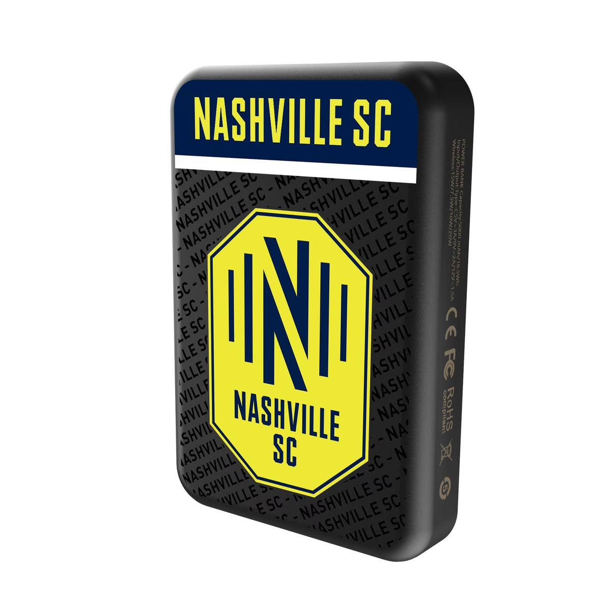 Nashville SC Endzone Plus Wireless Mag Power Bank 2