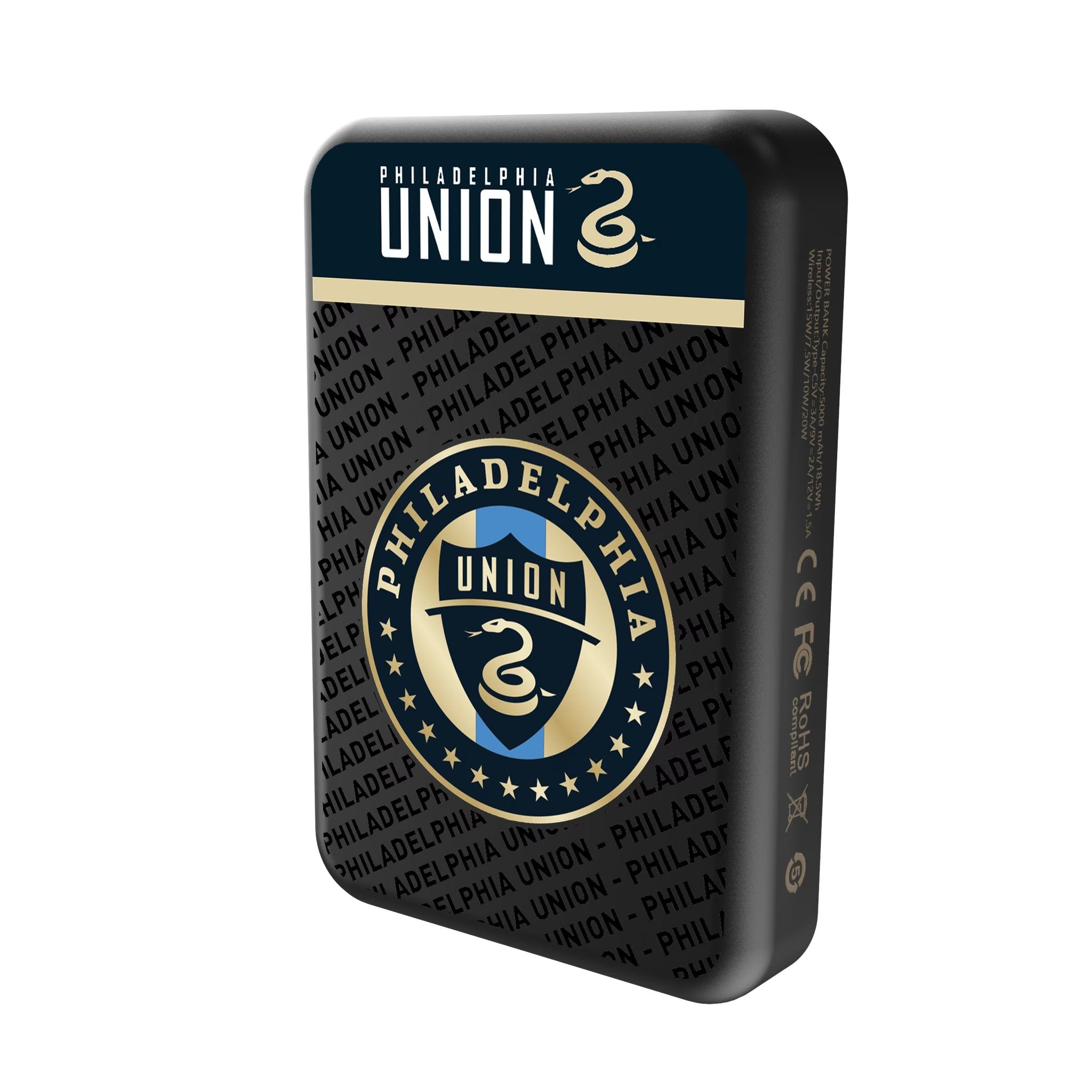 Philadelphia Union Endzone Plus Wireless Mag Power Bank
