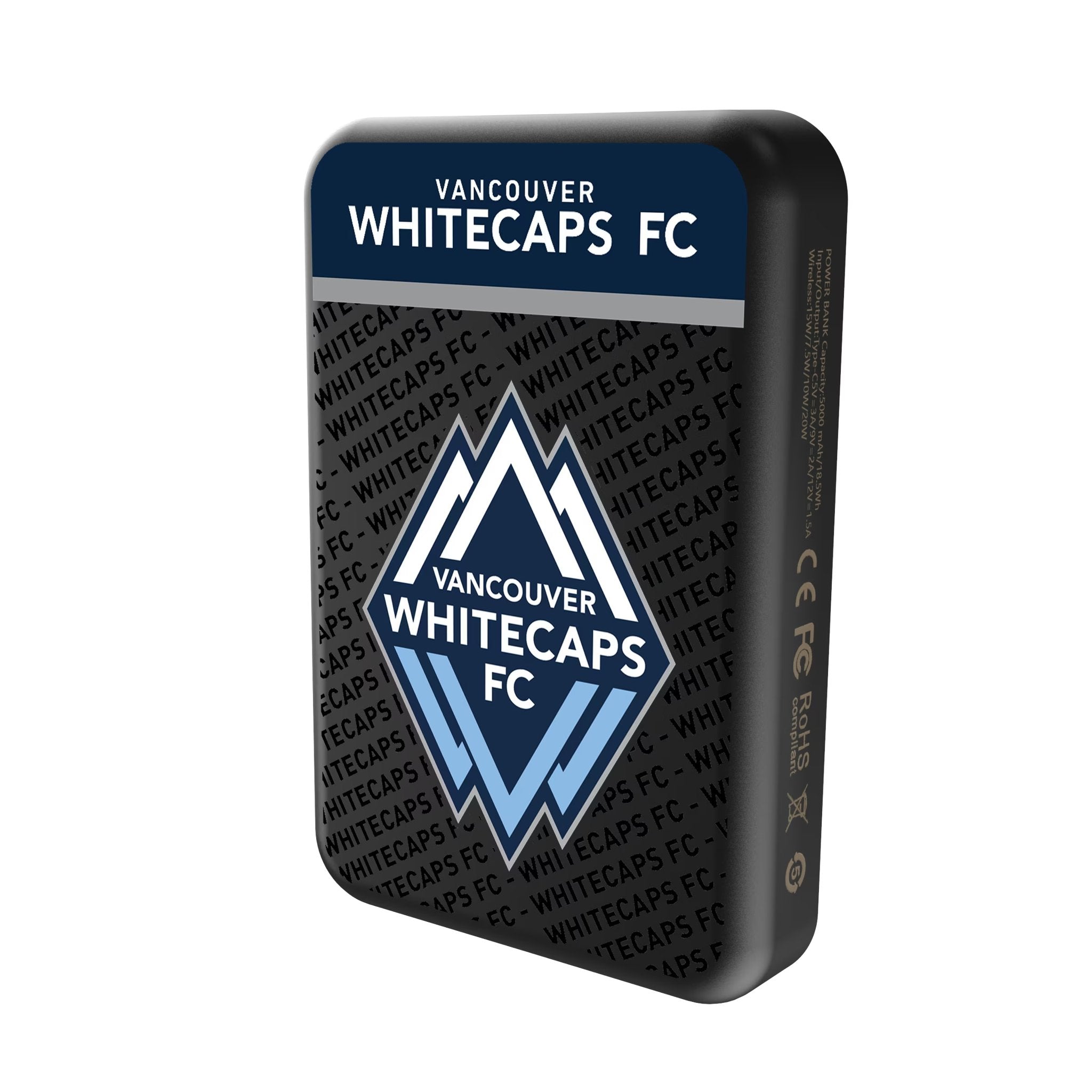 Vancouver Whitecaps Endzone Plus Wireless Mag Power Bank