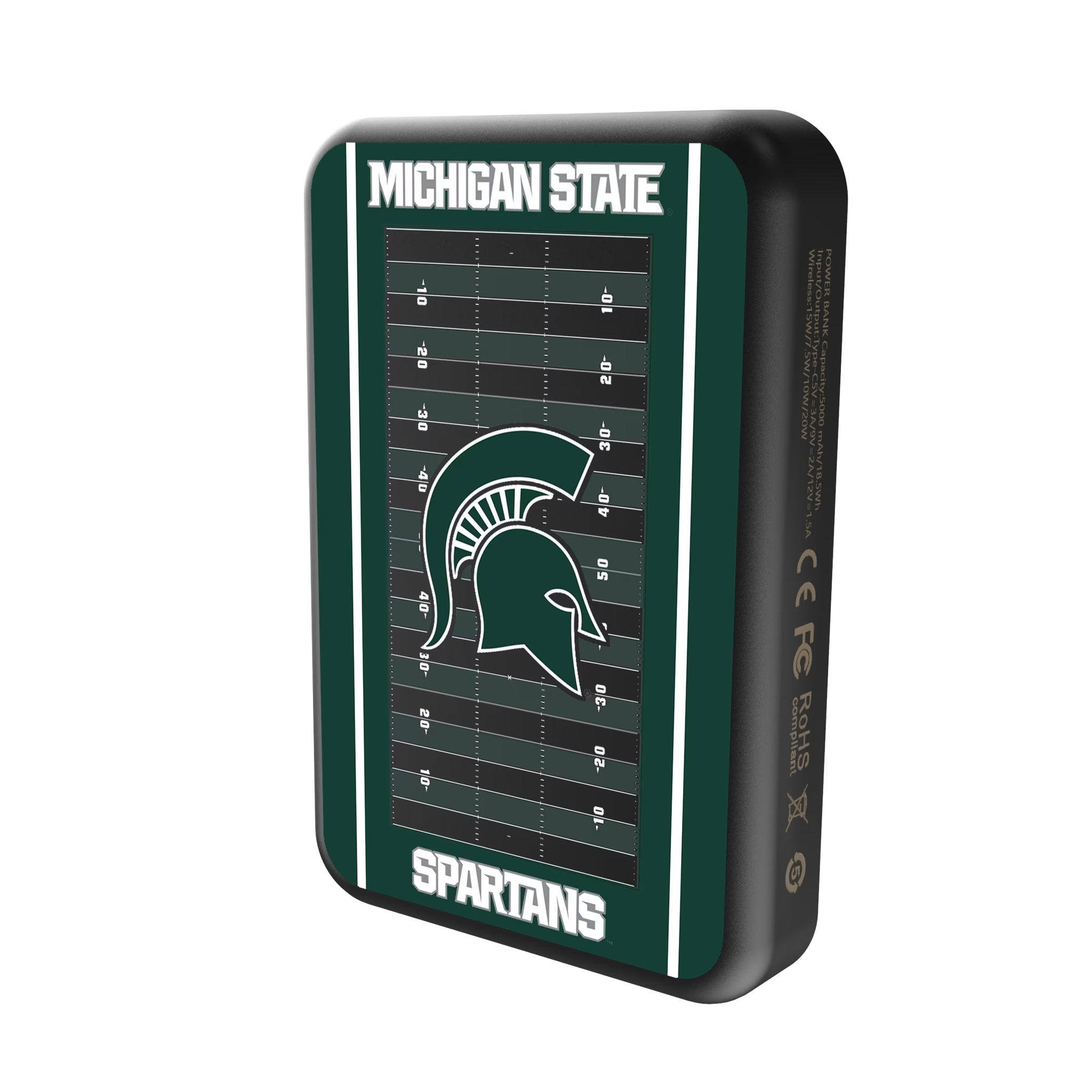 Michigan State University Spartans Field Wireless Mag Power Bank 2