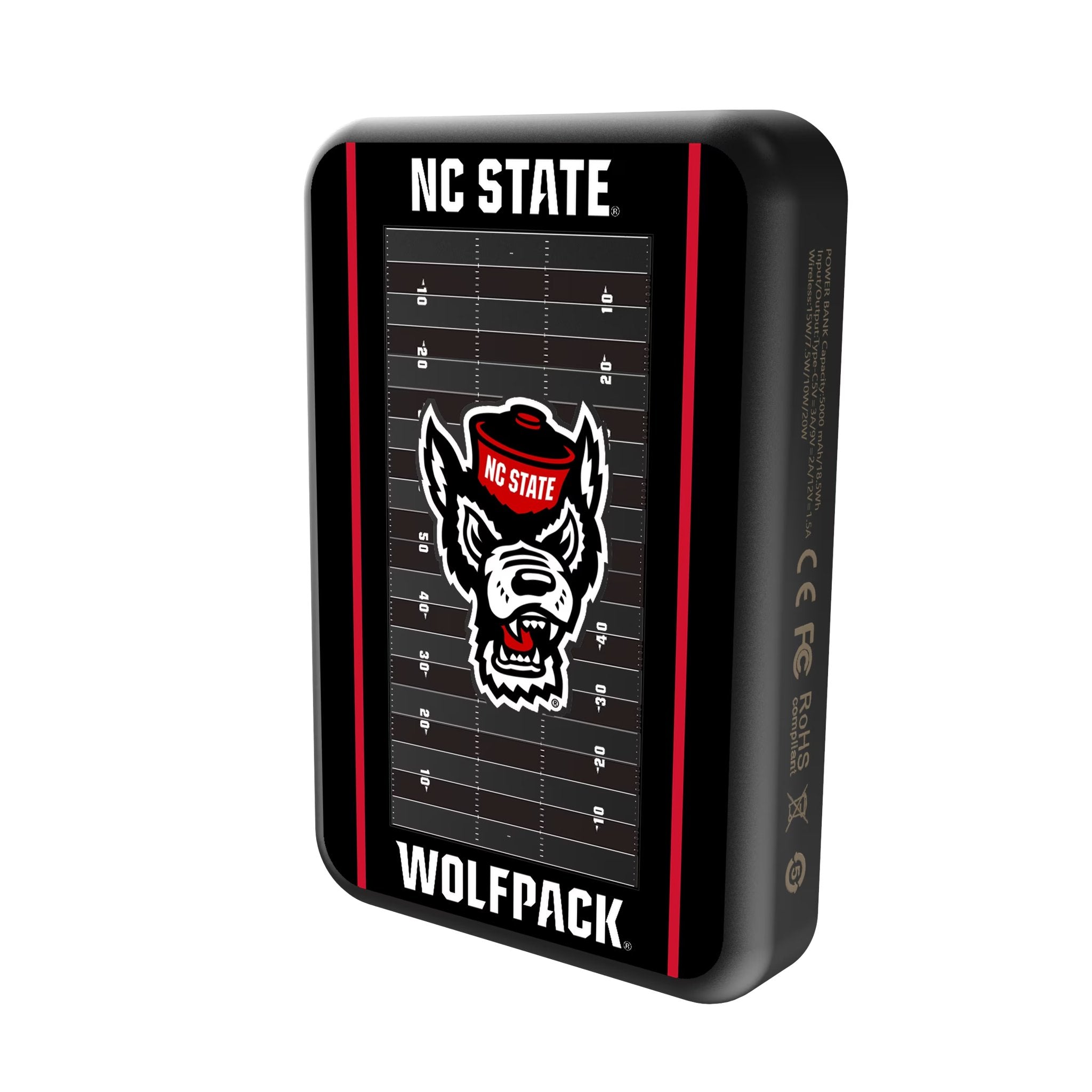 North Carolina State University Wolfpack Field Wireless Mag Power Bank