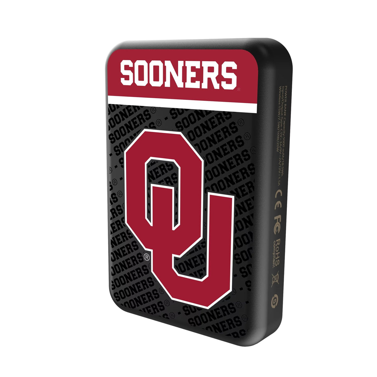 University of Oklahoma Sooners Endzone Plus Wireless Mag Power Bank