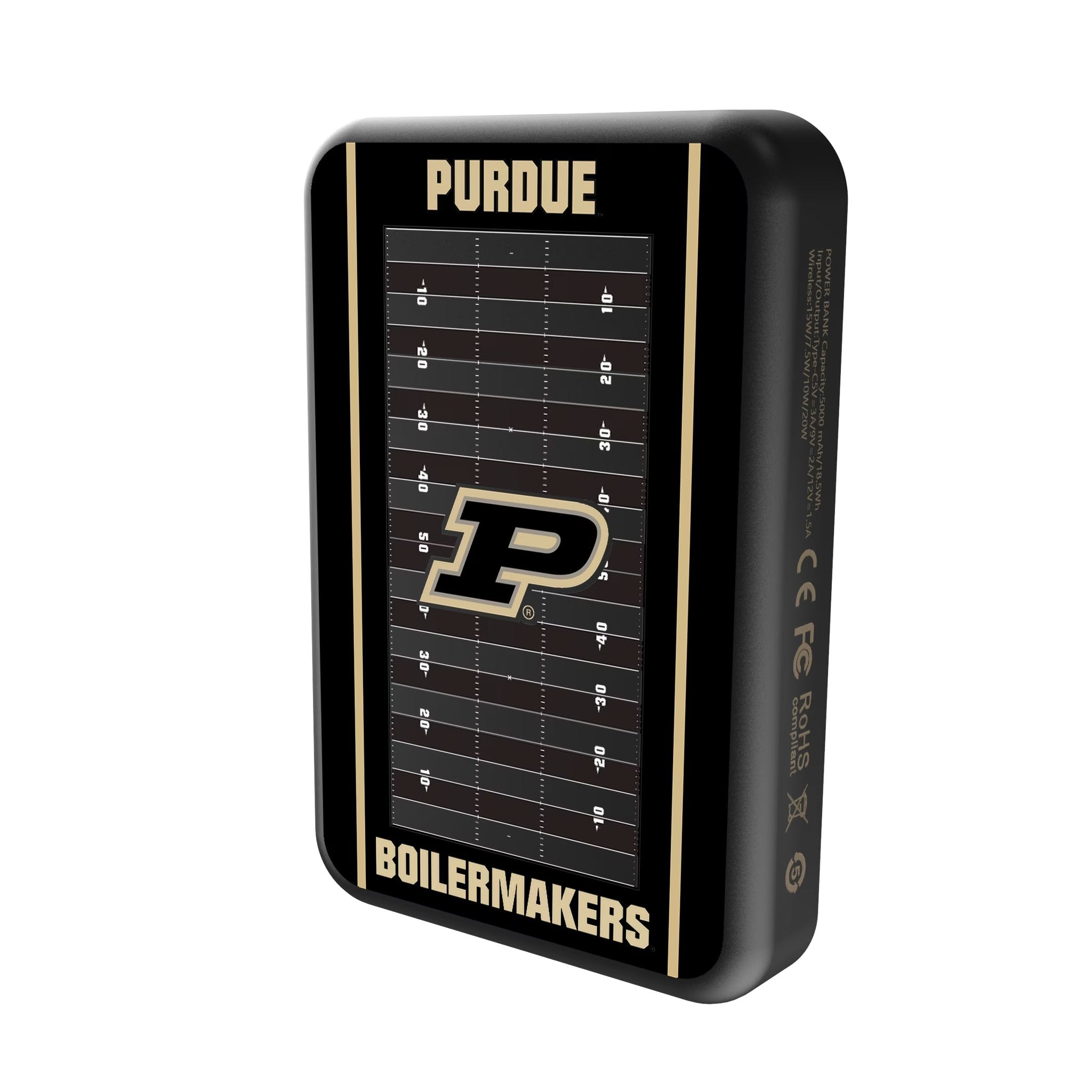 Purdue University Boilermakers Field Wireless Mag Power Bank 2