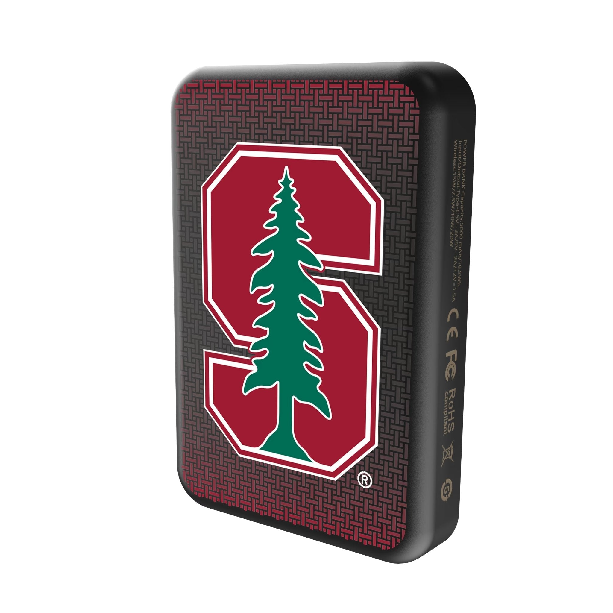 Stanford University Cardinal Linen Wireless Mag Power Bank