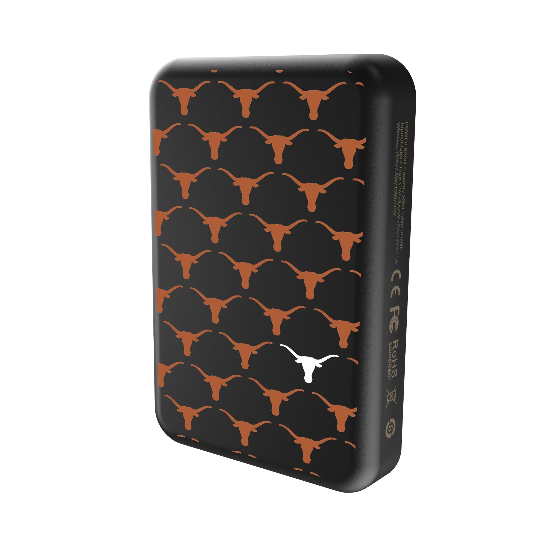 University of Texas Longhorns Fashion Pattern Wireless Mag Power Bank 2