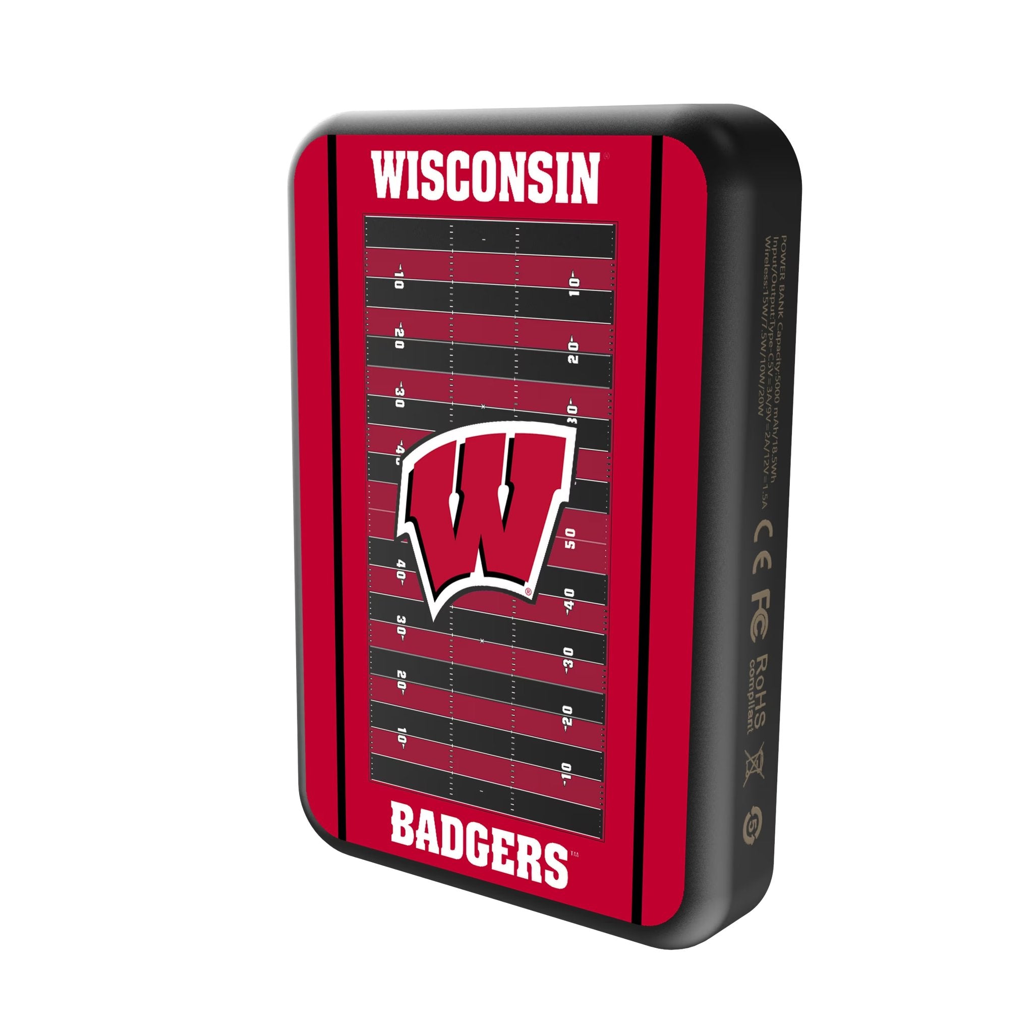 University of Wisconsin Badgers Field Wireless Mag Power Bank 2