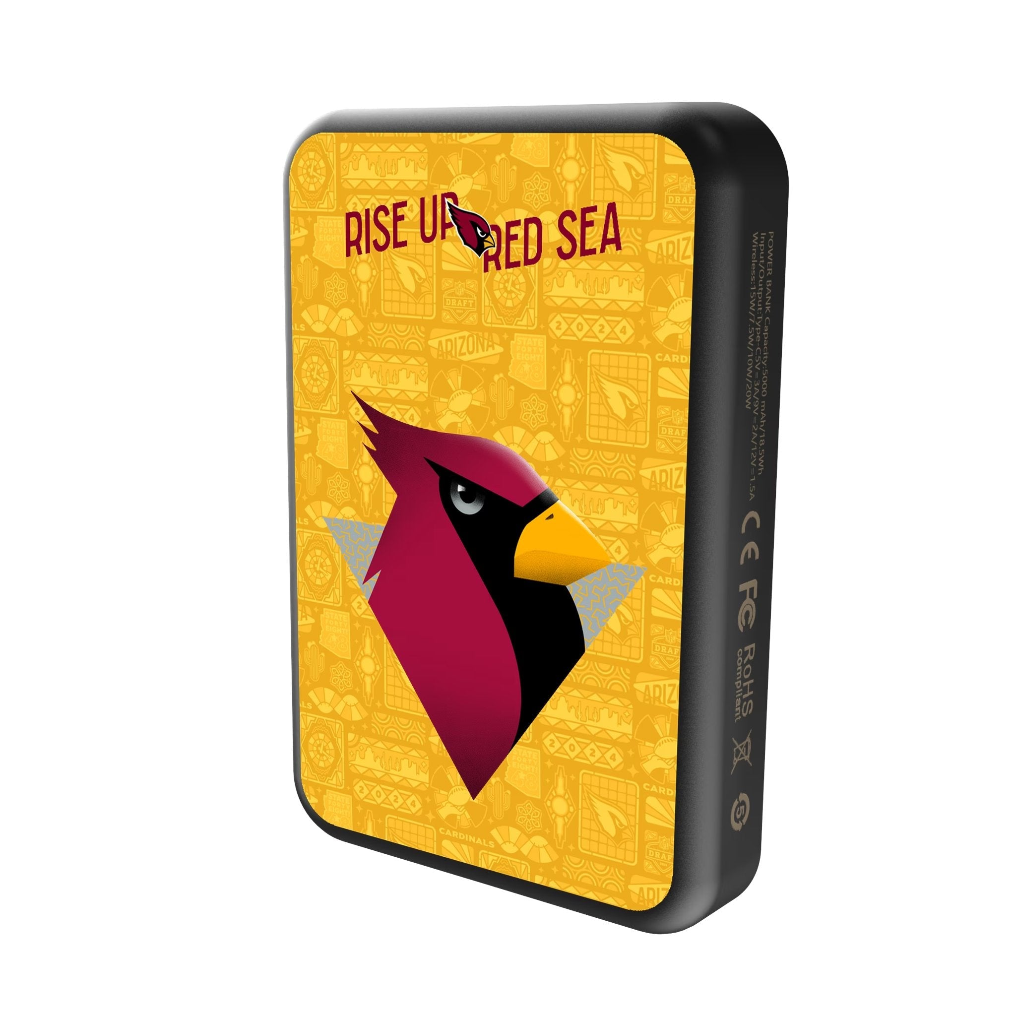Arizona Cardinals 2024 Edition Wireless Mag Power Bank 2