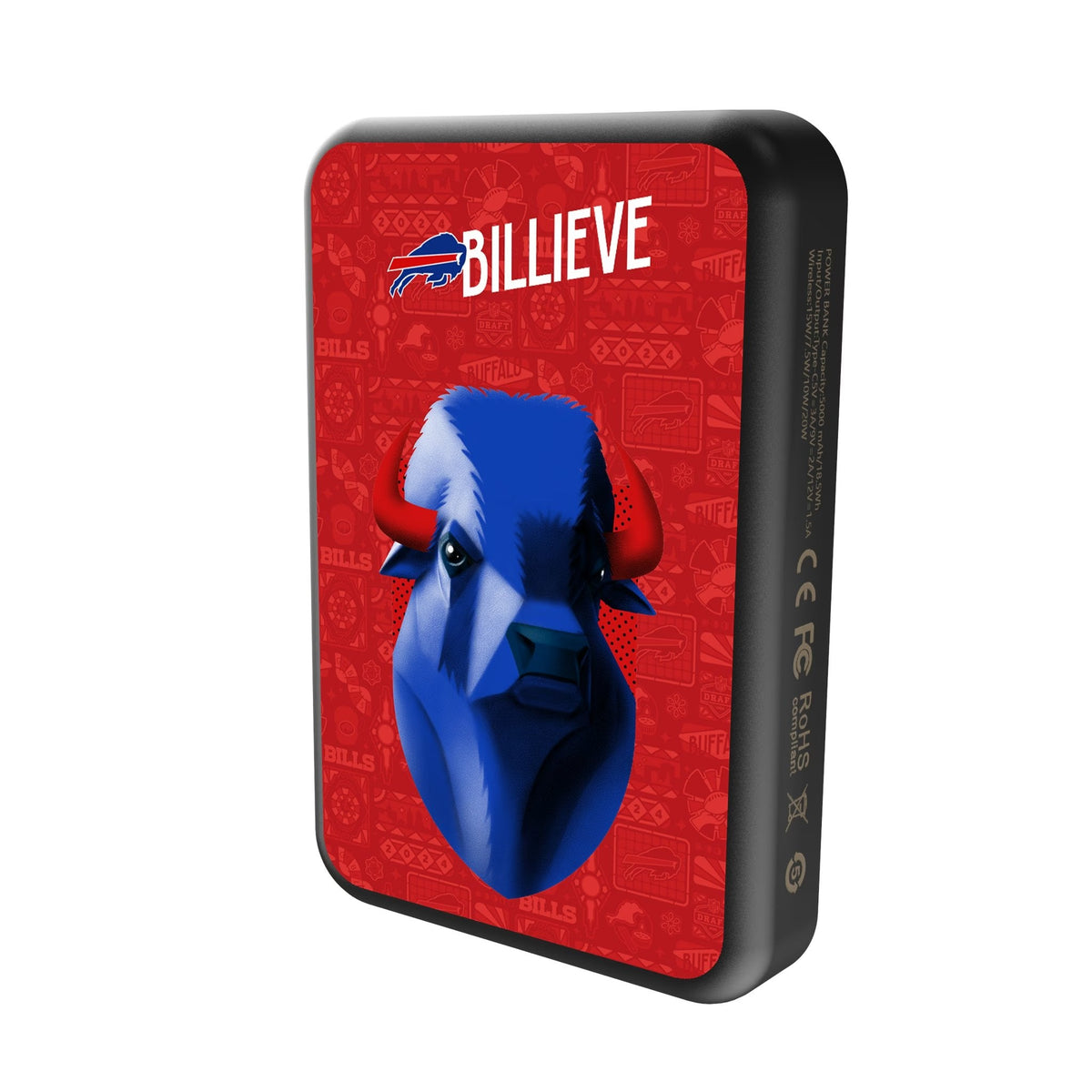 Buffalo Bills 2024 Edition Wireless Mag Power Bank