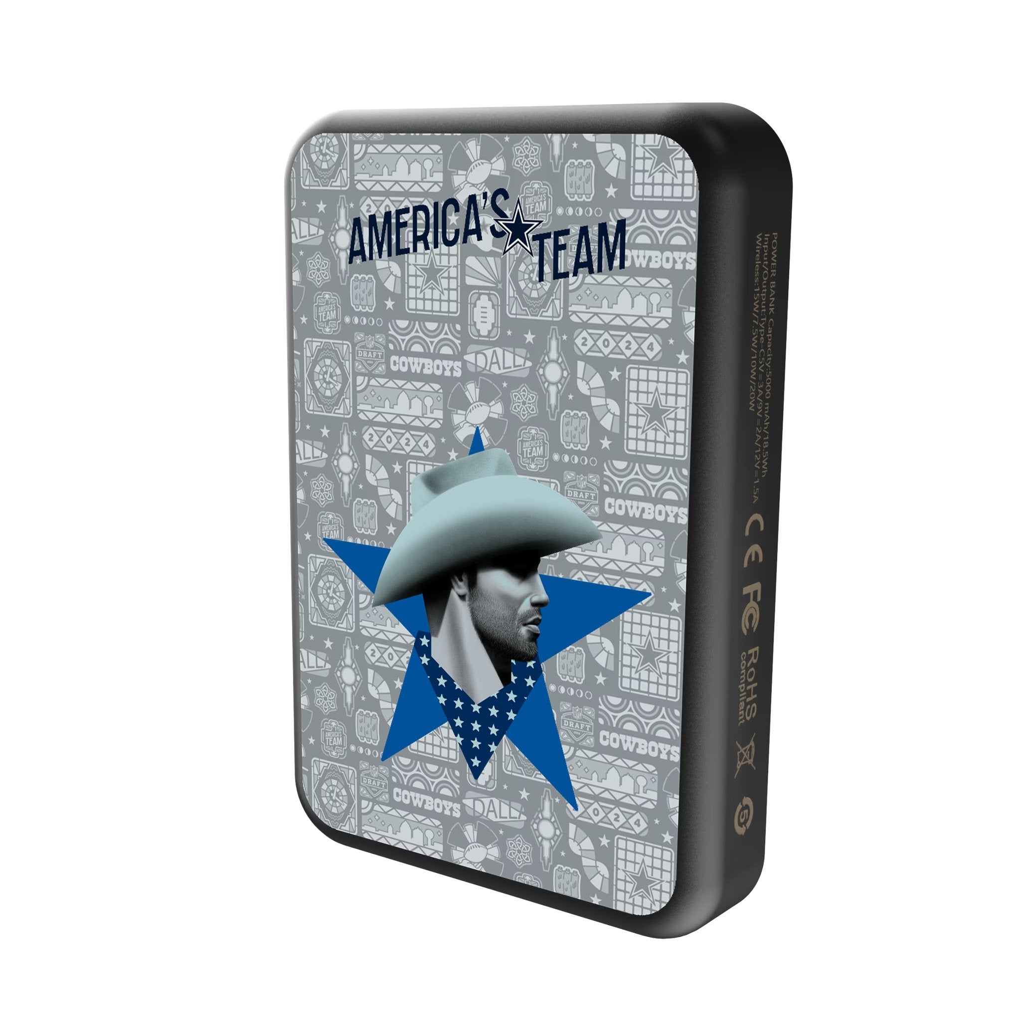 Dallas Cowboys 2024 Edition Wireless Mag Power Bank