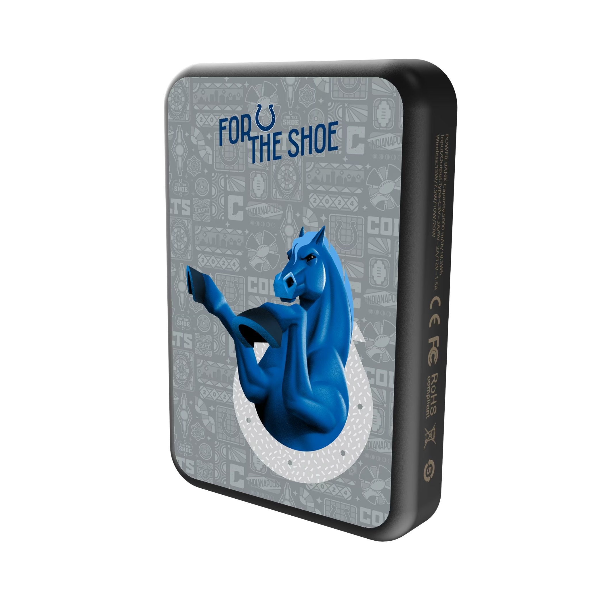 Indianapolis Colts 2024 Edition Wireless Mag Power Bank 2