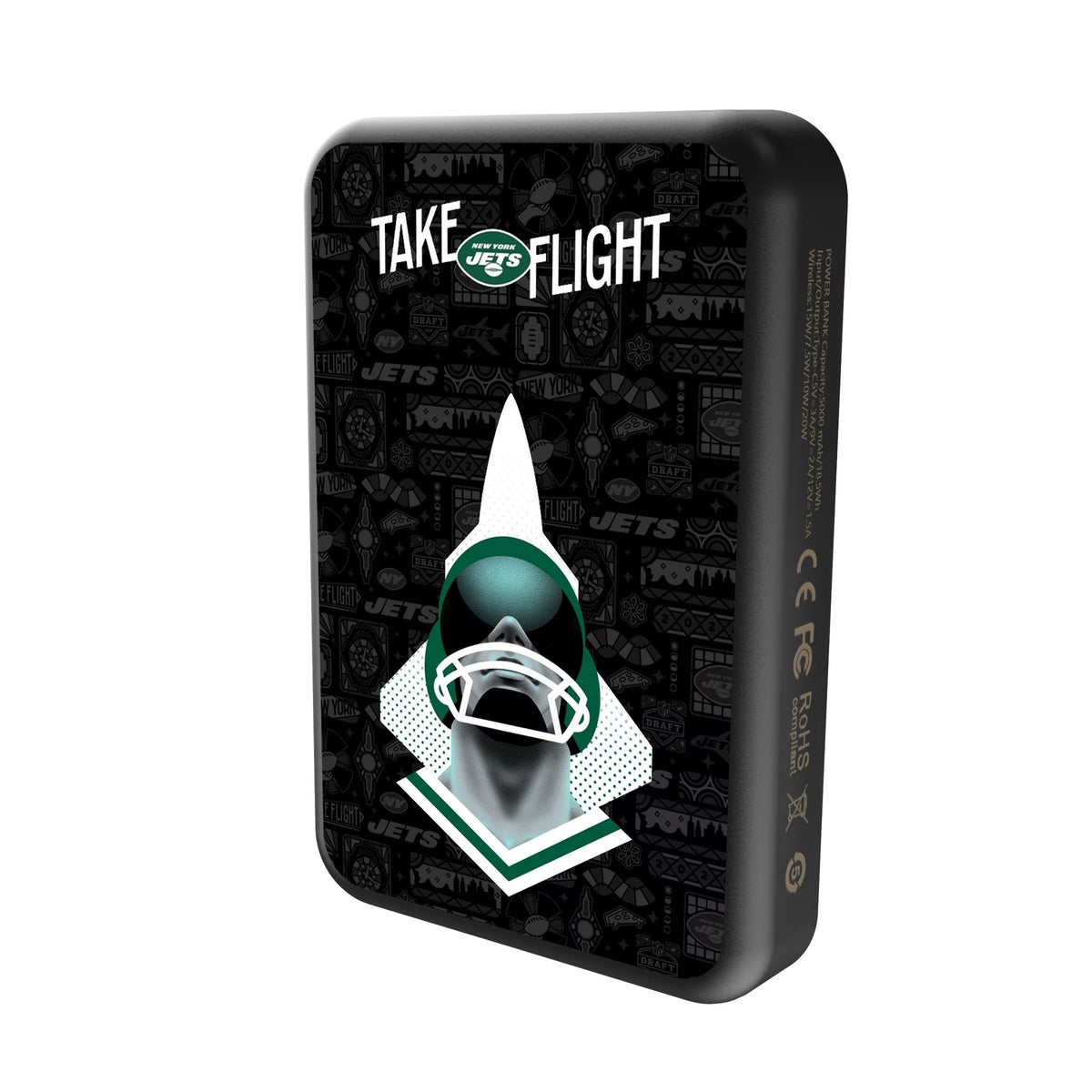 New York Jets 2024 Edition Wireless Mag Power Bank 2