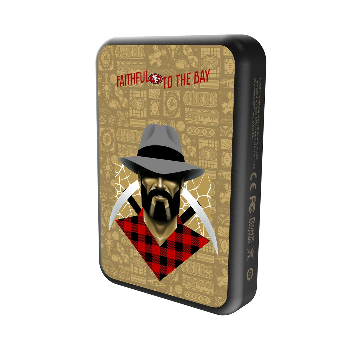 San Francisco 49ers 2024 Edition Wireless Mag Power Bank