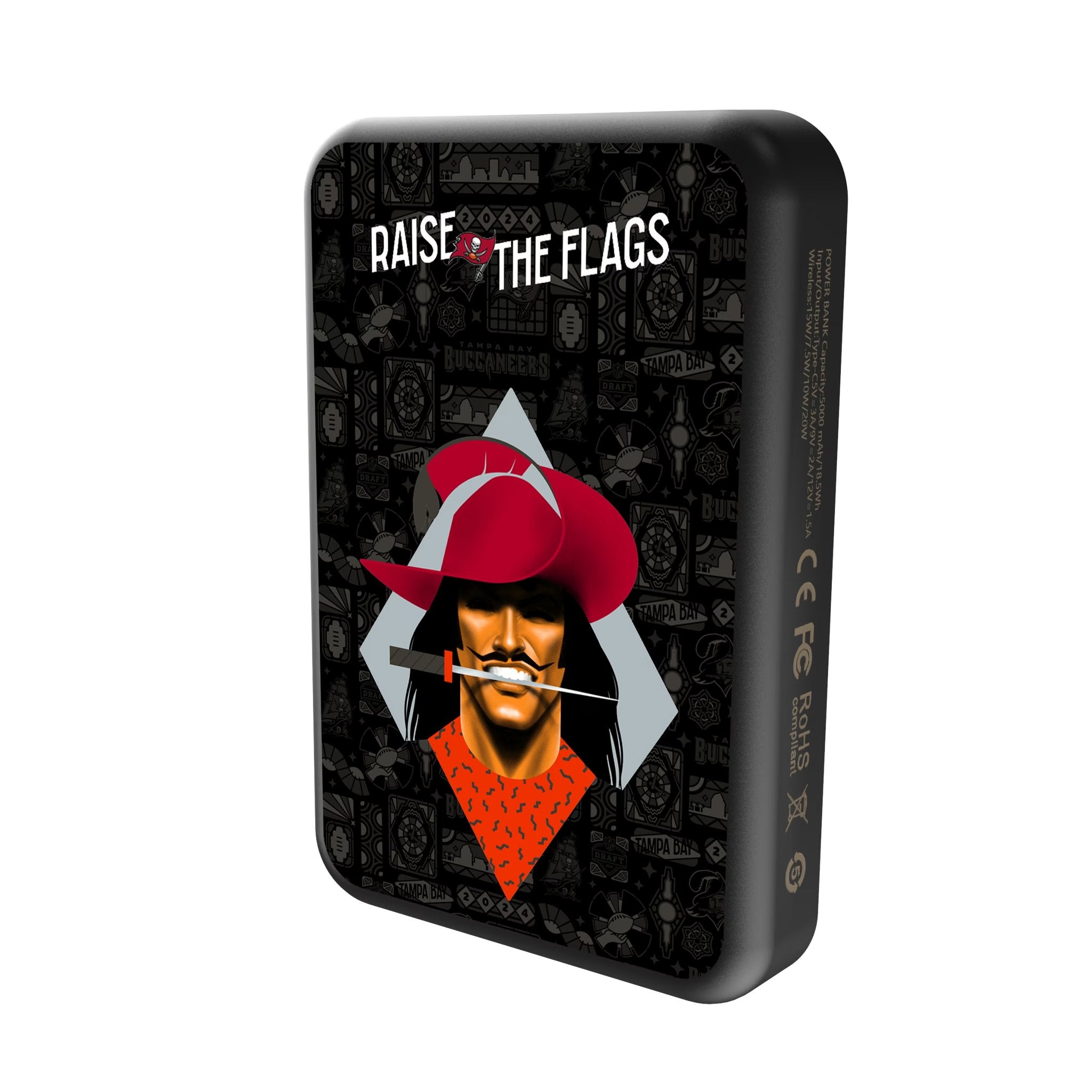Tampa Bay Buccaneers 2024 Edition Wireless Mag Power Bank