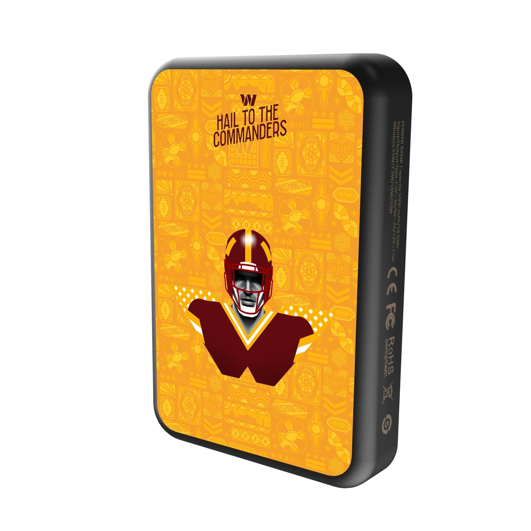 Washington Commanders 2024 Edition Wireless Mag Power Bank 2