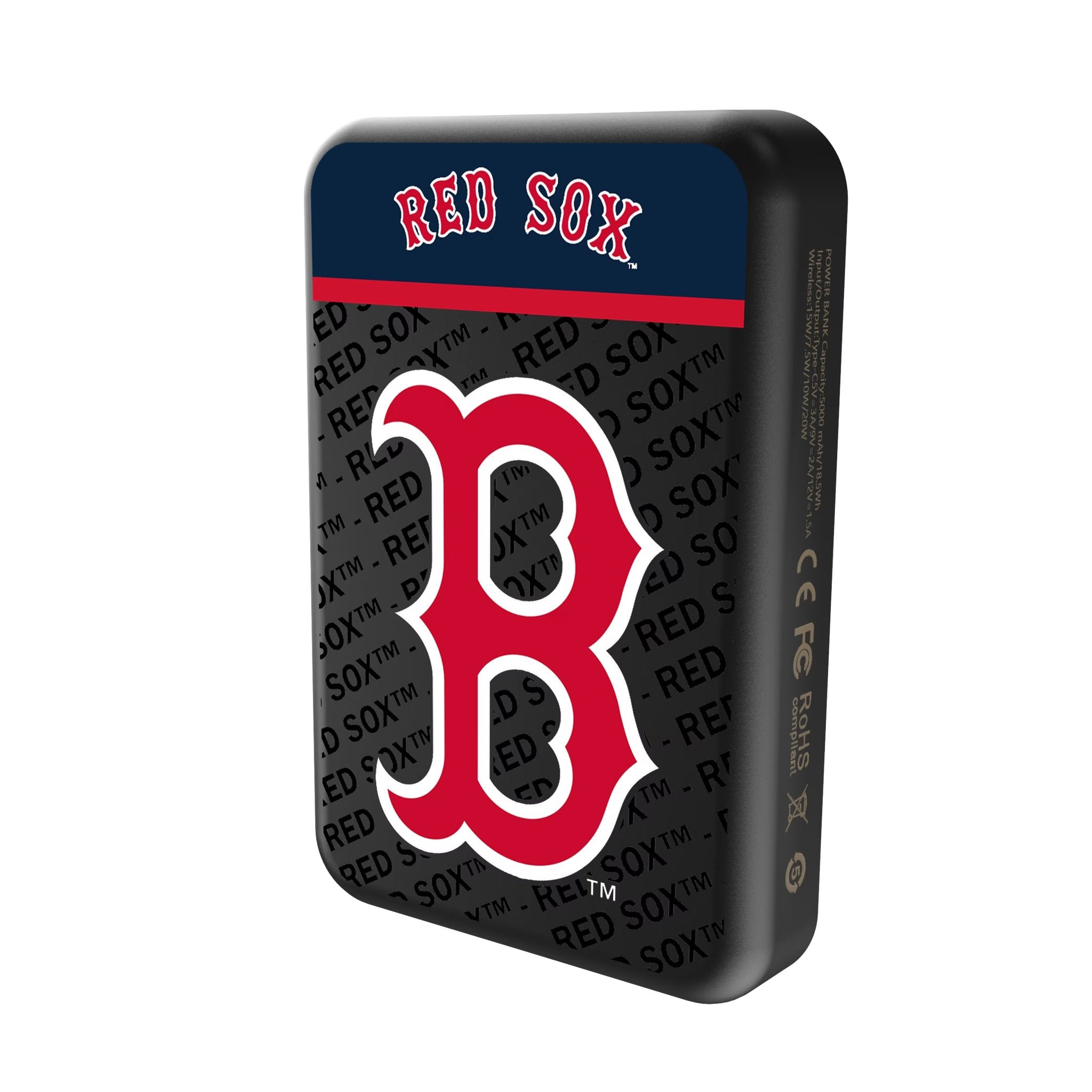 Boston Red Sox Endzone Plus Wireless Mag Power Bank