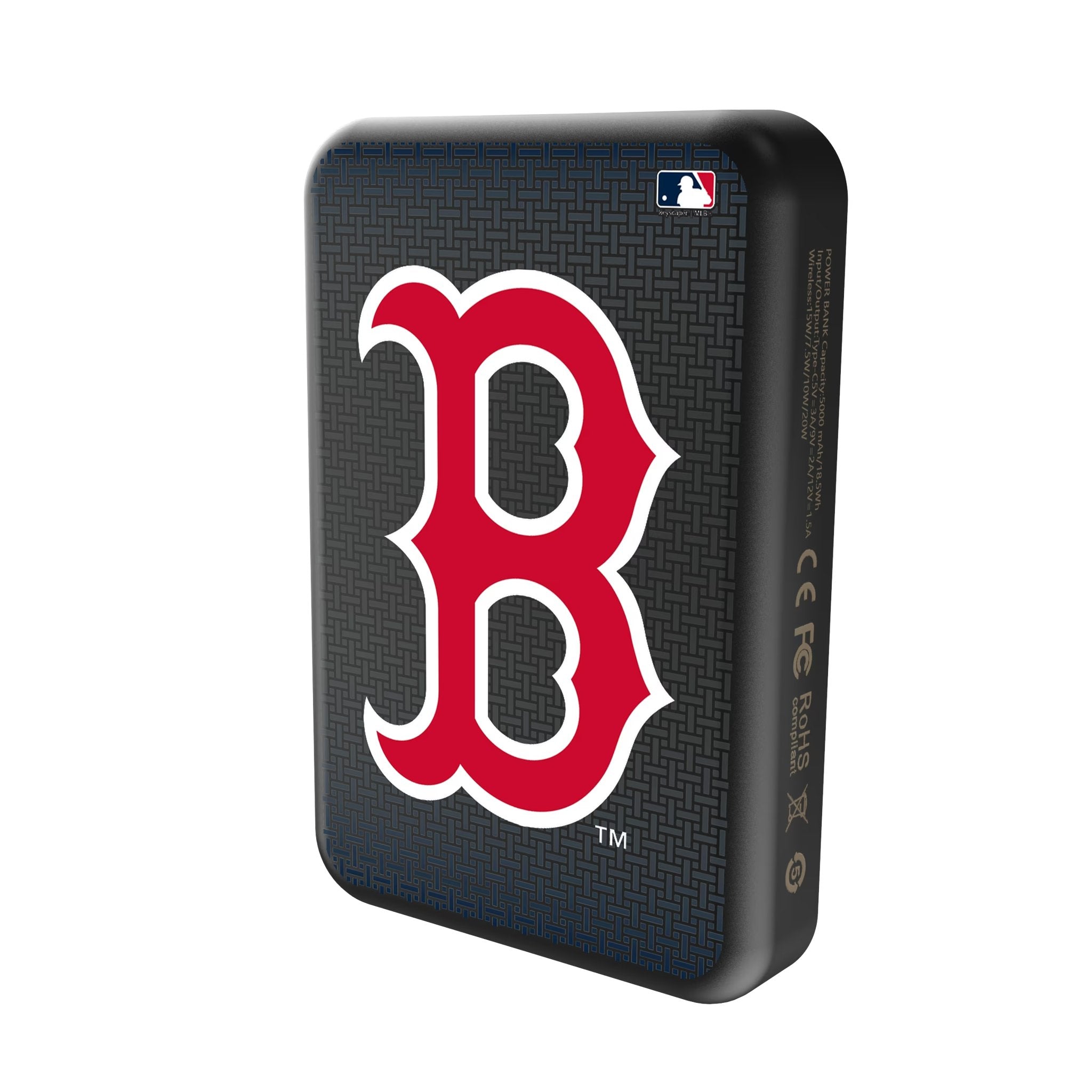 Boston Red Sox Linen Wireless Mag Power Bank 2