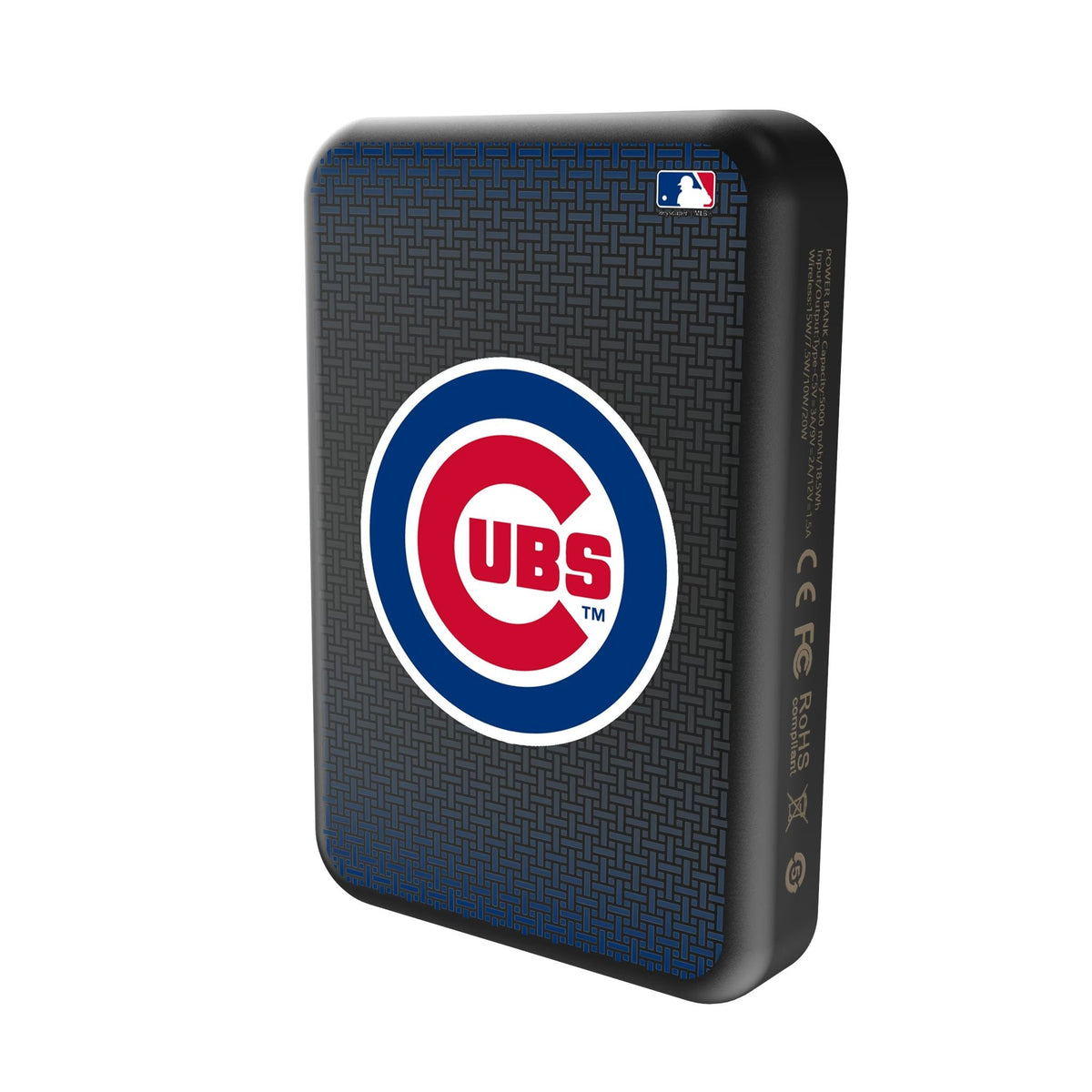 Chicago Cubs Linen Wireless Mag Power Bank 2