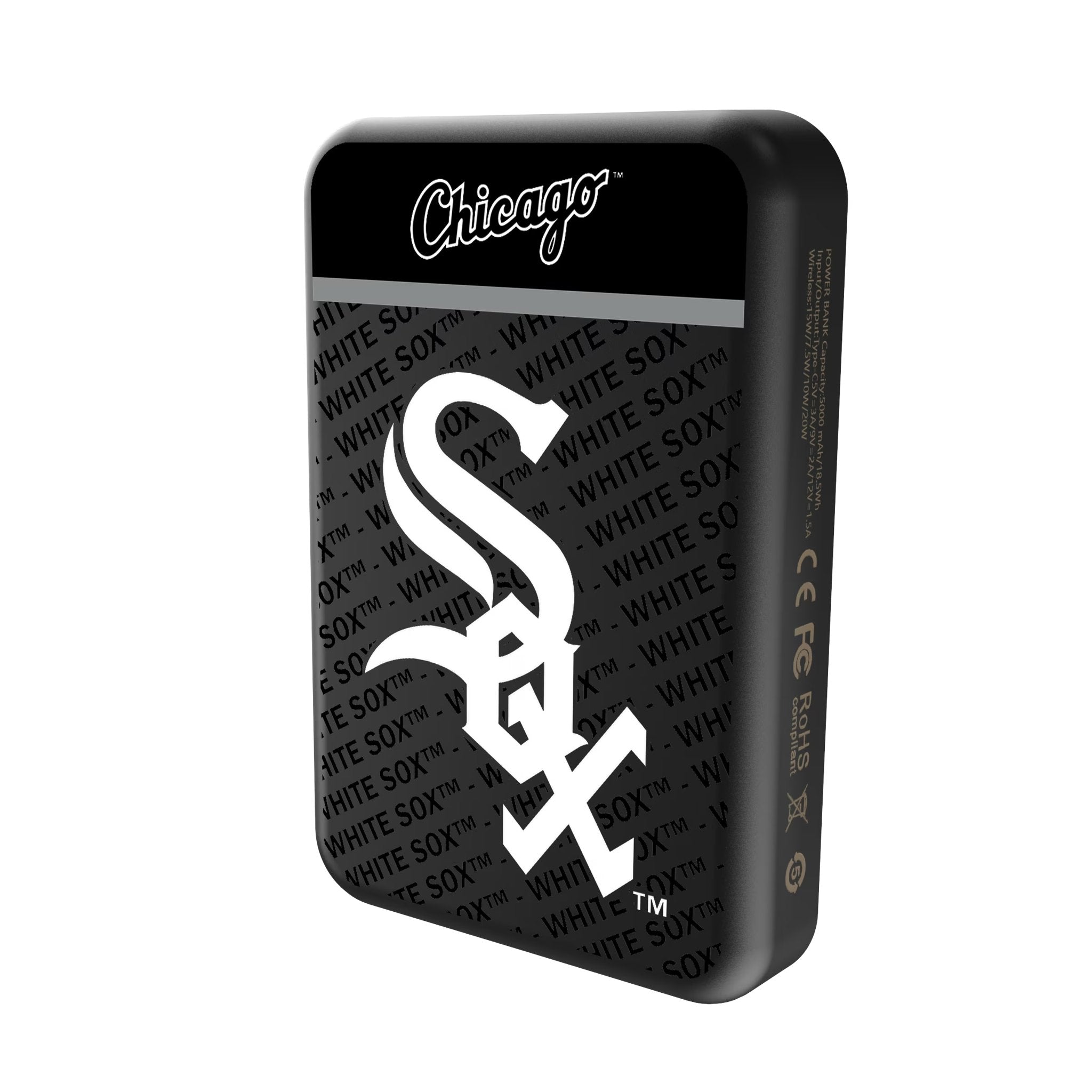 Chicago White Sox Endzone Plus Wireless Mag Power Bank 2