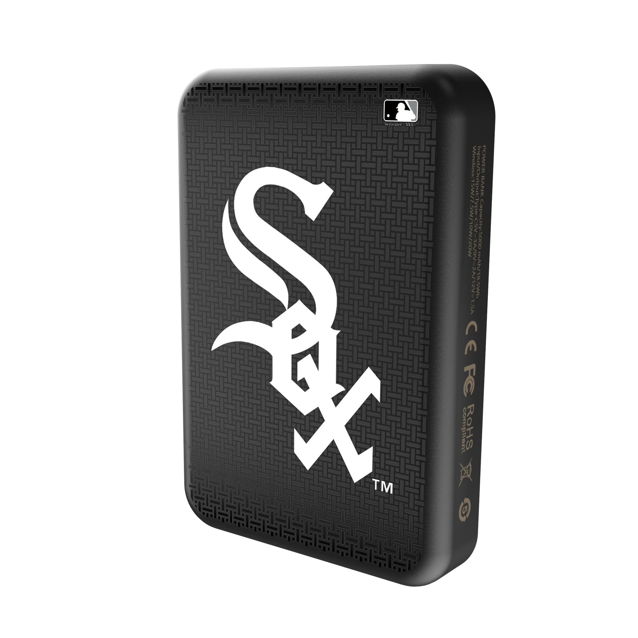 Chicago White Sox Linen Wireless Mag Power Bank 2