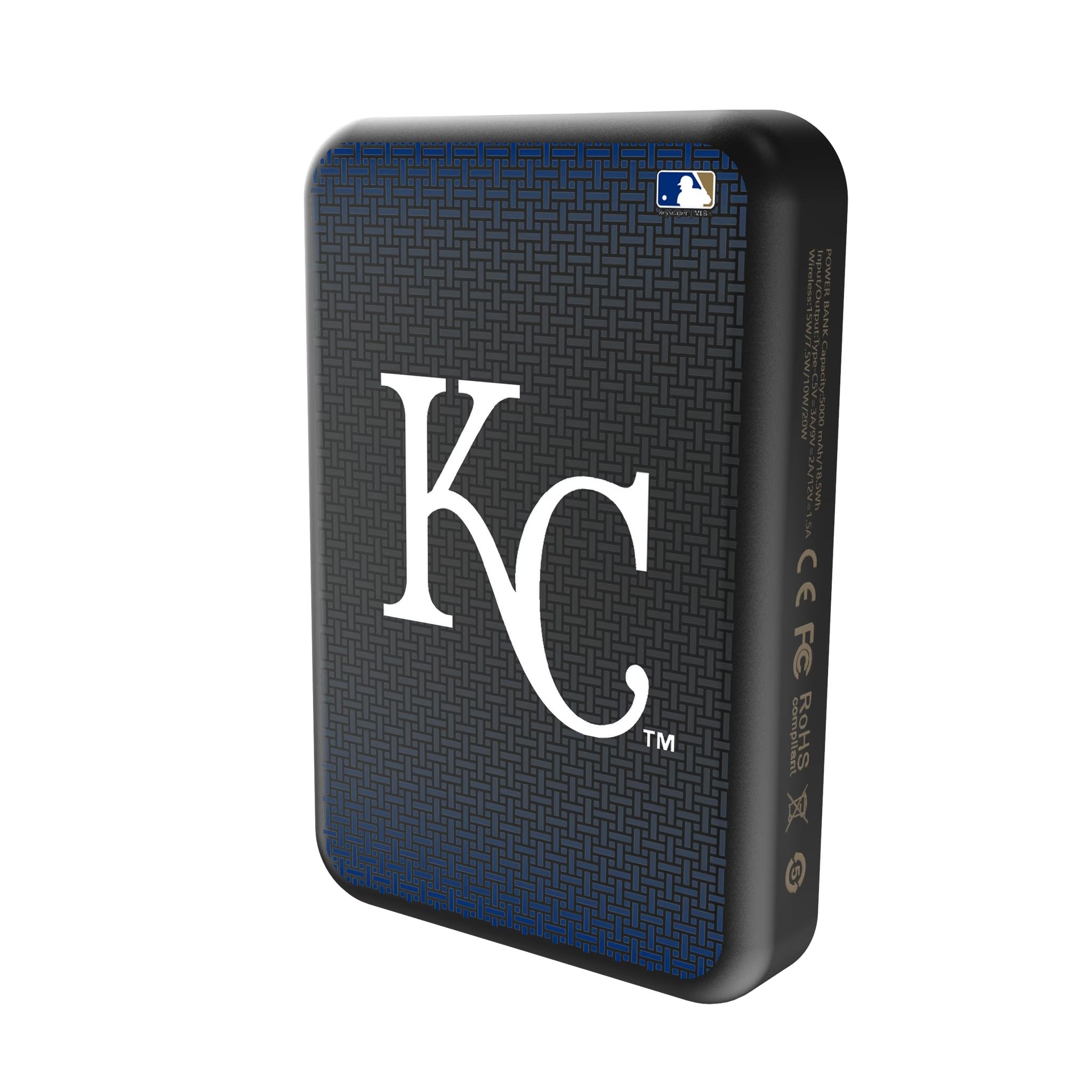 Kansas City Royals Linen Wireless Mag Power Bank 2