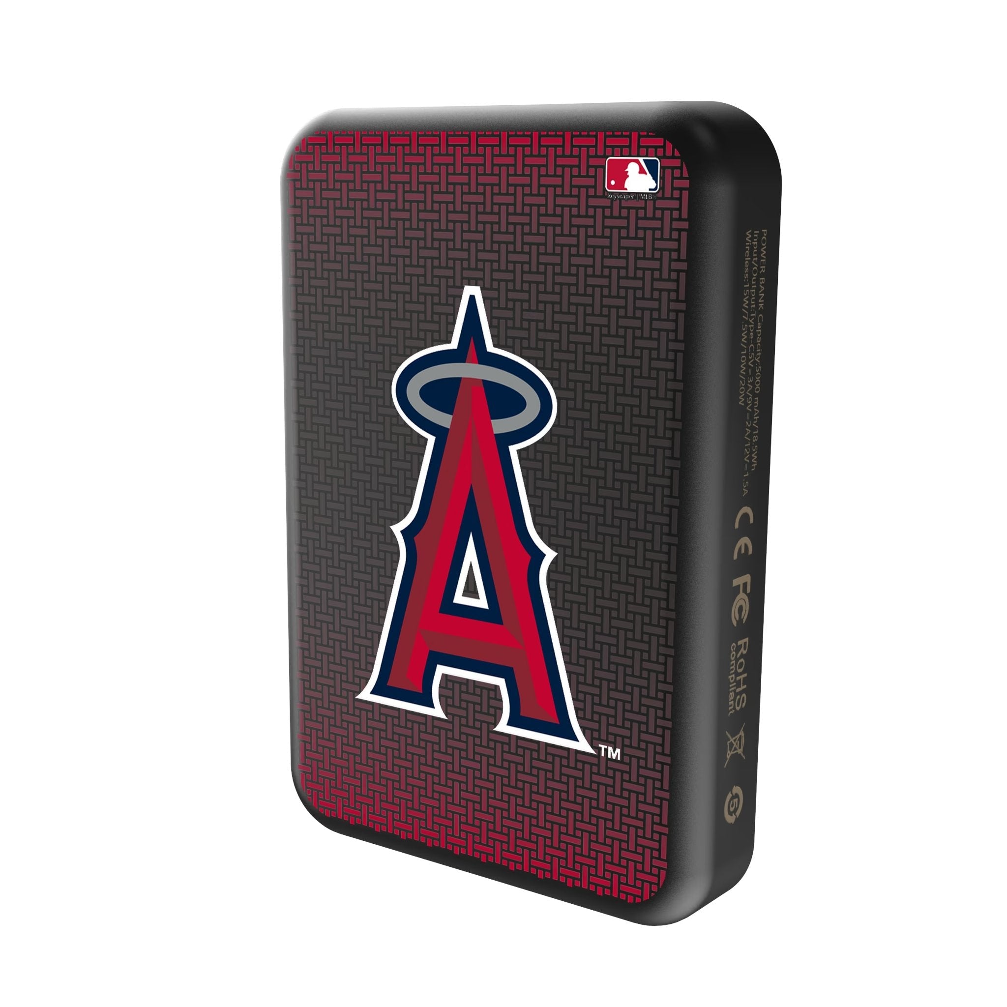 Los Angeles Angels Linen Wireless Mag Power Bank 2