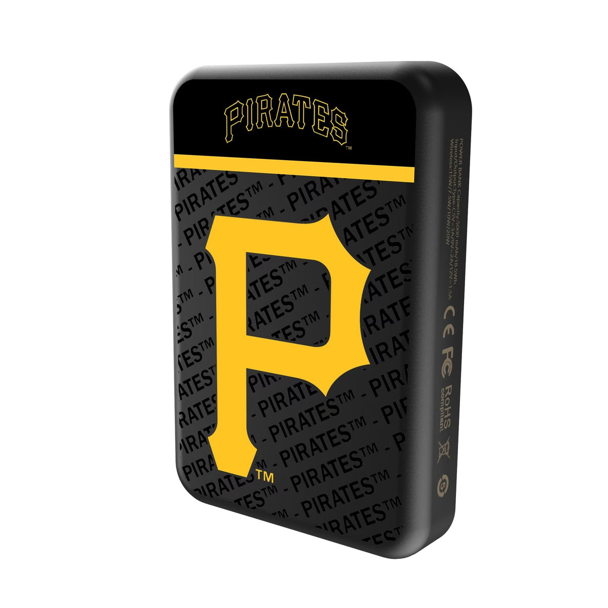 Pittsburgh Pirates Endzone Plus Wireless Mag Power Bank