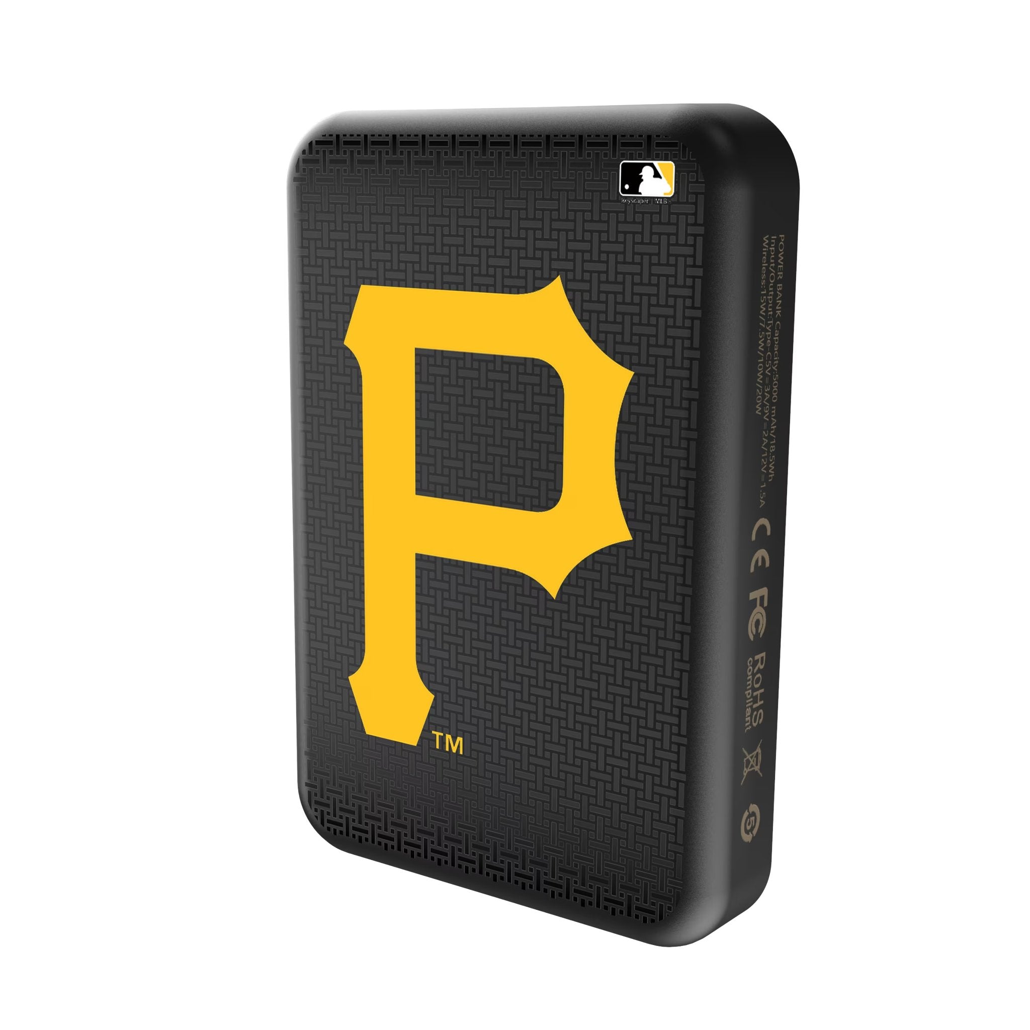 Pittsburgh Pirates Linen Wireless Mag Power Bank