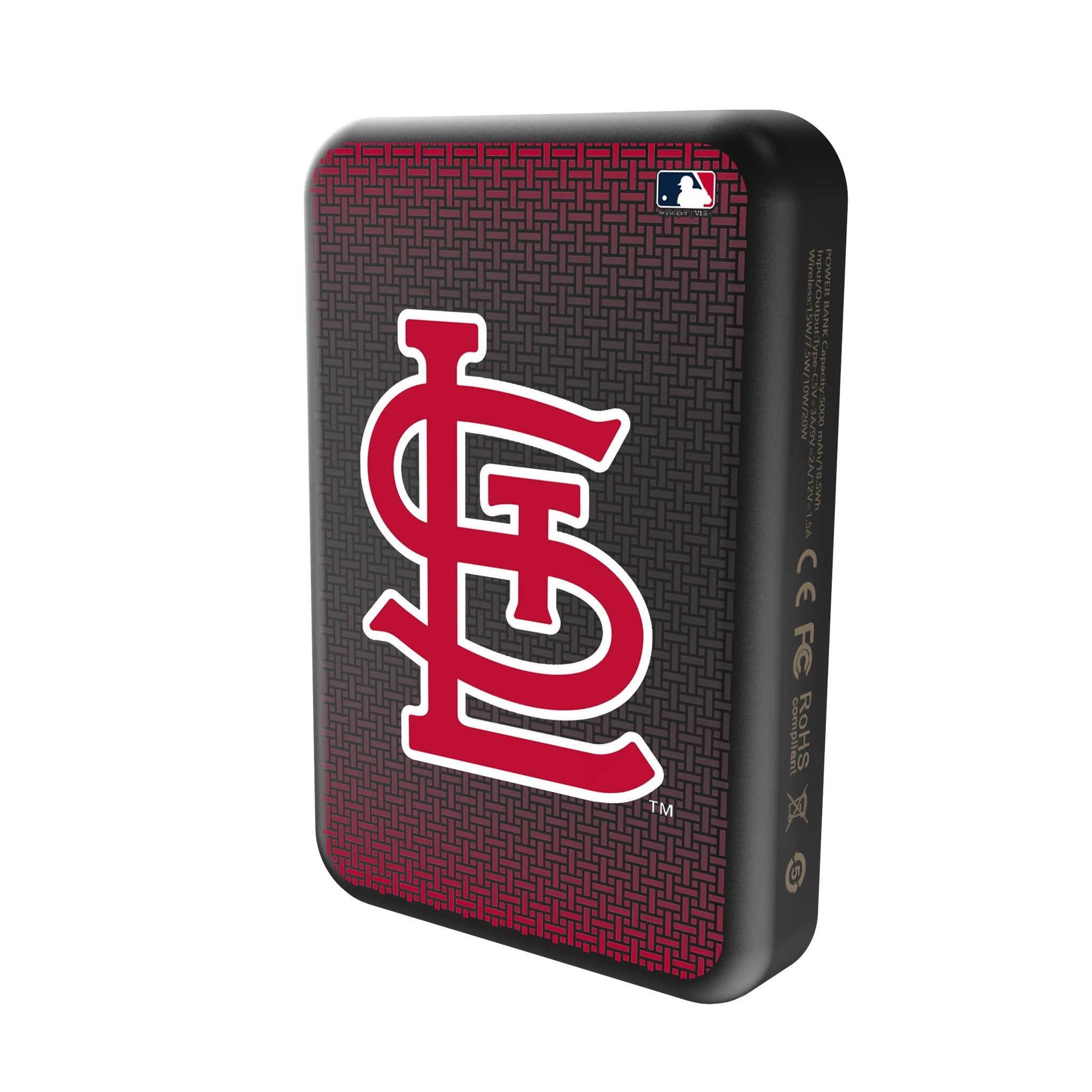 St Louis Cardinals Linen Wireless Mag Power Bank 2