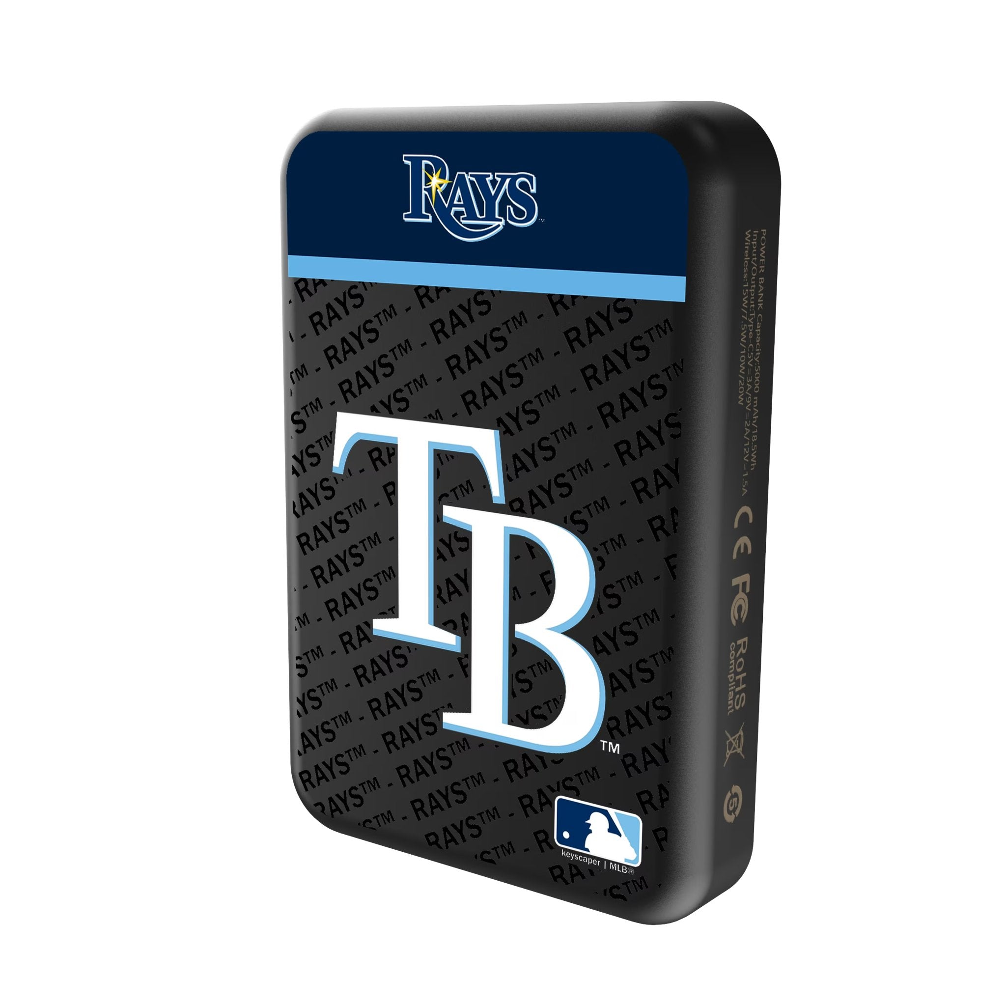 Tampa Bay Rays Endzone Plus Wireless Mag Power Bank