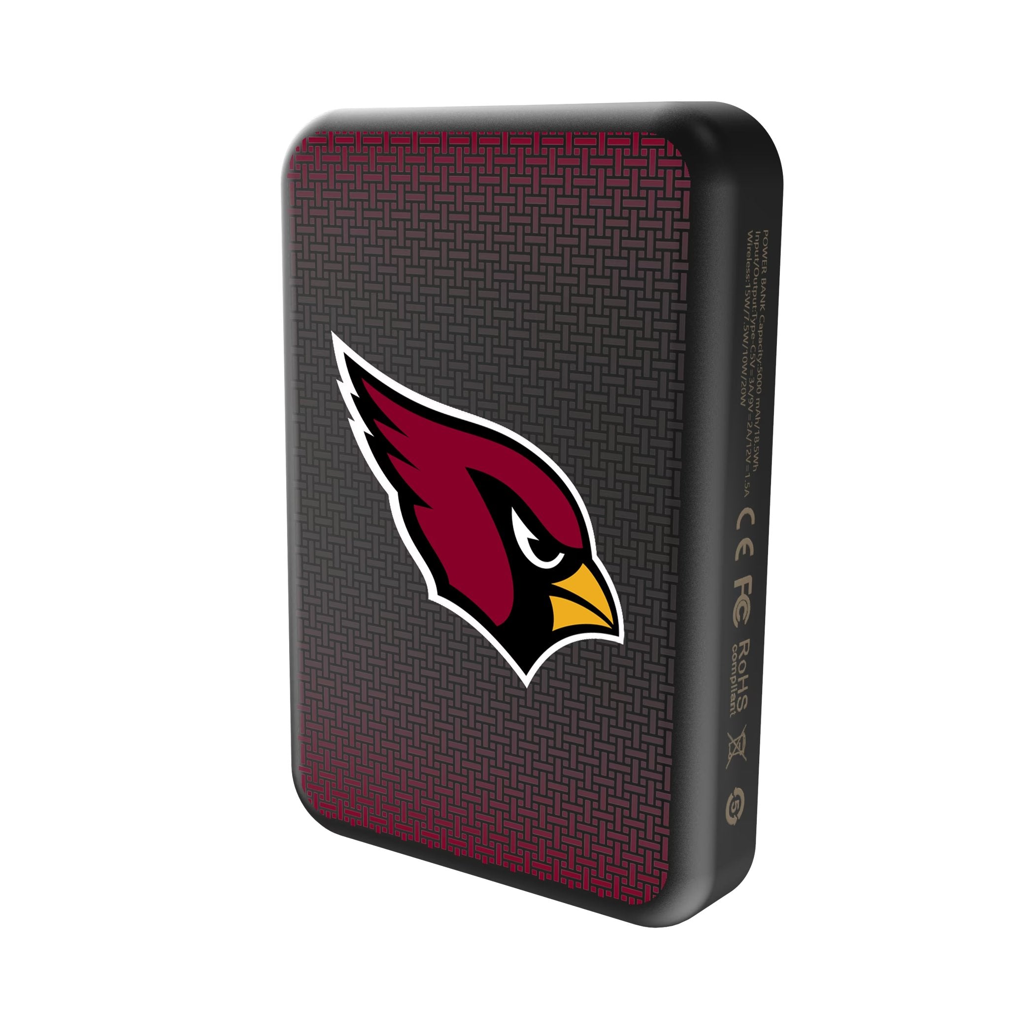 Arizona Cardinals Linen Wireless Mag Power Bank 2