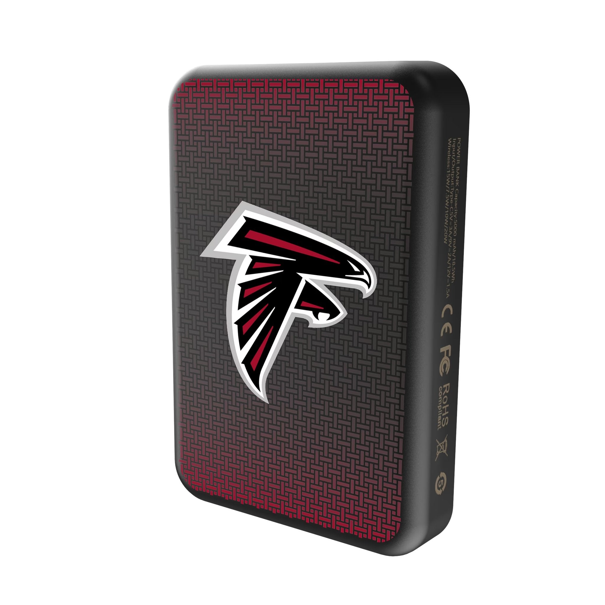 Atlanta Falcons Linen Wireless Mag Power Bank 2